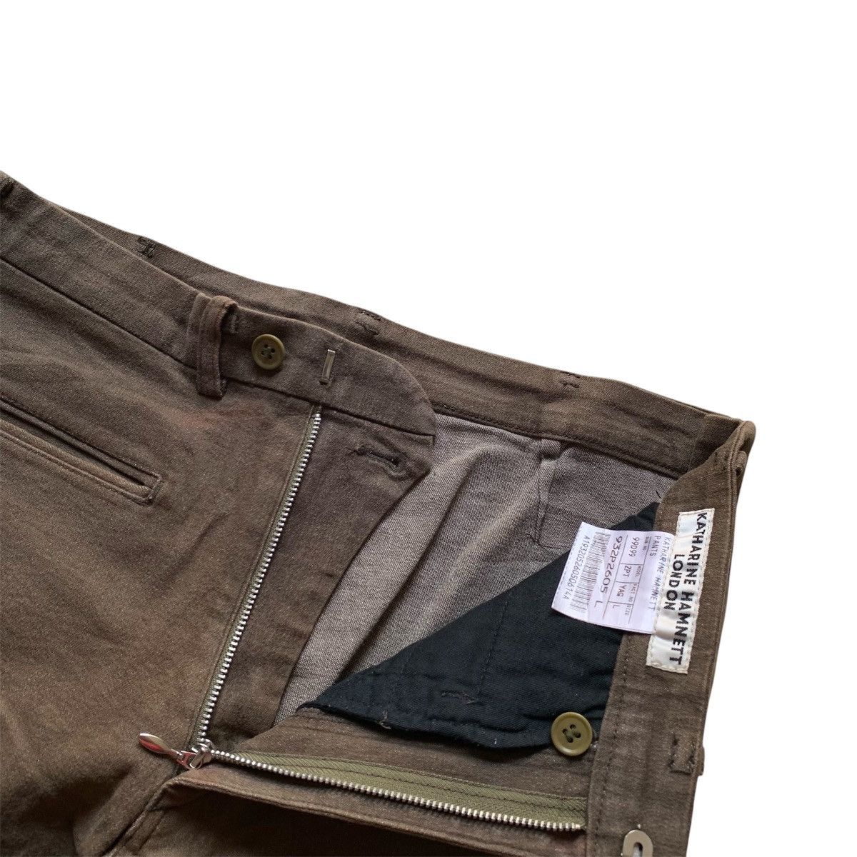 Japanese Brand Vtg 90s Katarine Hamnett London Sun Faded Side Zip Lgb Style Size US 31 - 9 Thumbnail