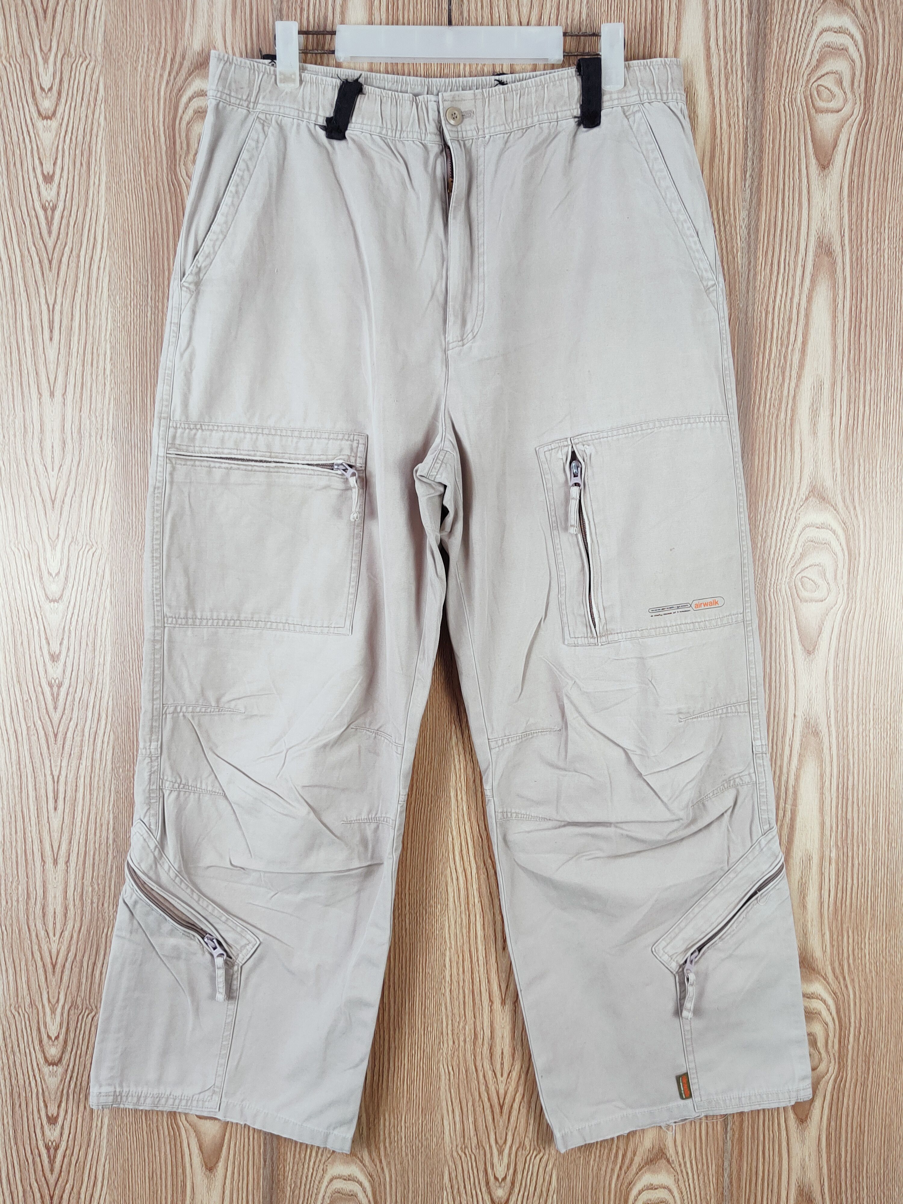 Airwalk Airwalk Beige Multipocket Tactical Cargo Pants #W774 Size US 32 / EU 48 - 1 Thumbnail