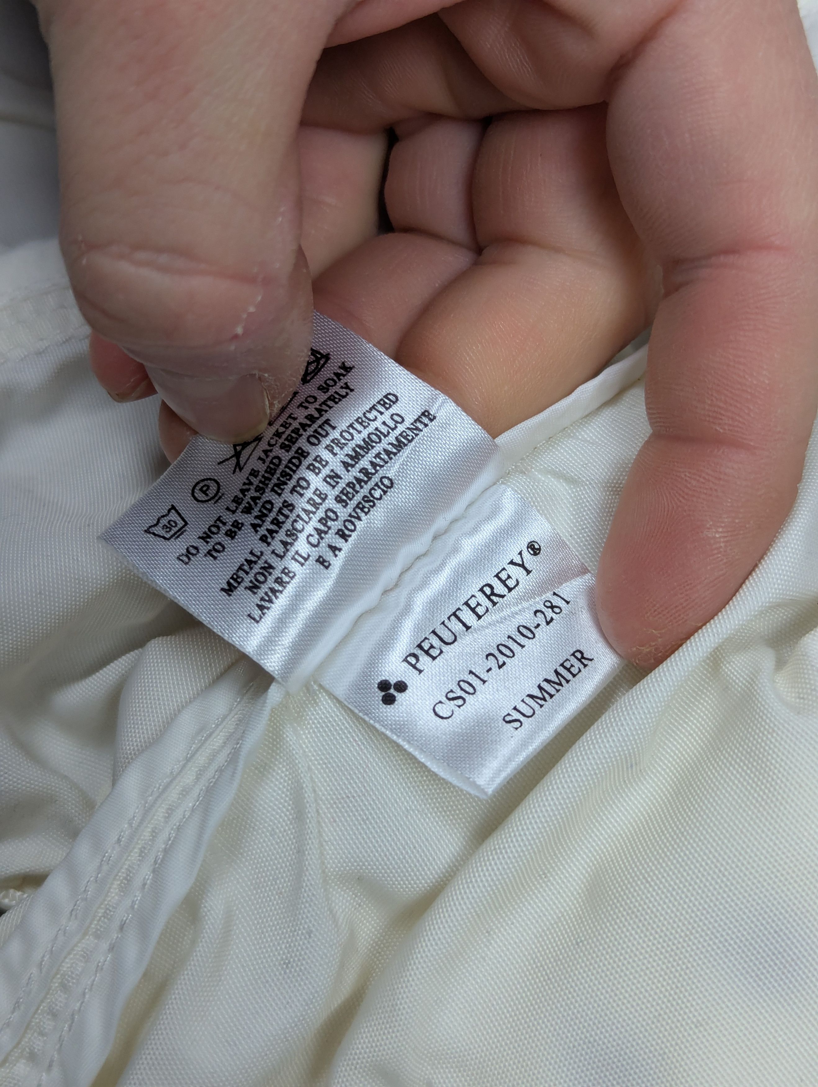 Peuterey Peuterey Hill Rose Vintage Shiny White Jacket Biker Size S / US 4 / IT 40 - 11 Thumbnail