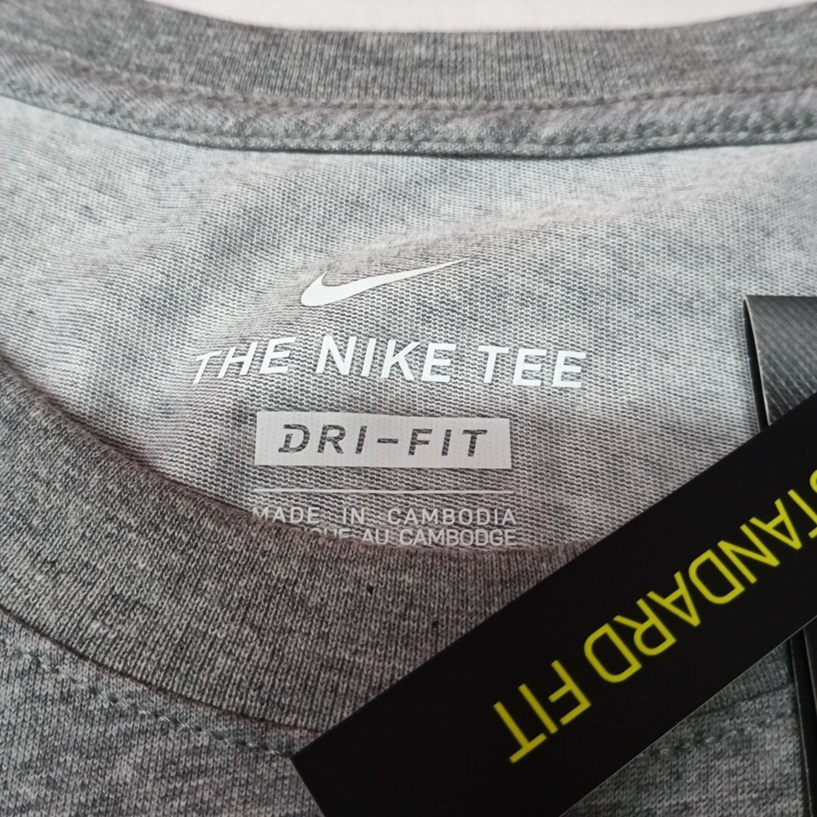 Nike Nike Dri-FIT Swoosh T-Shirt Men's 2XLT Gray DJ8497-091 Size US XXL / EU 58 / 5 - 3 Thumbnail