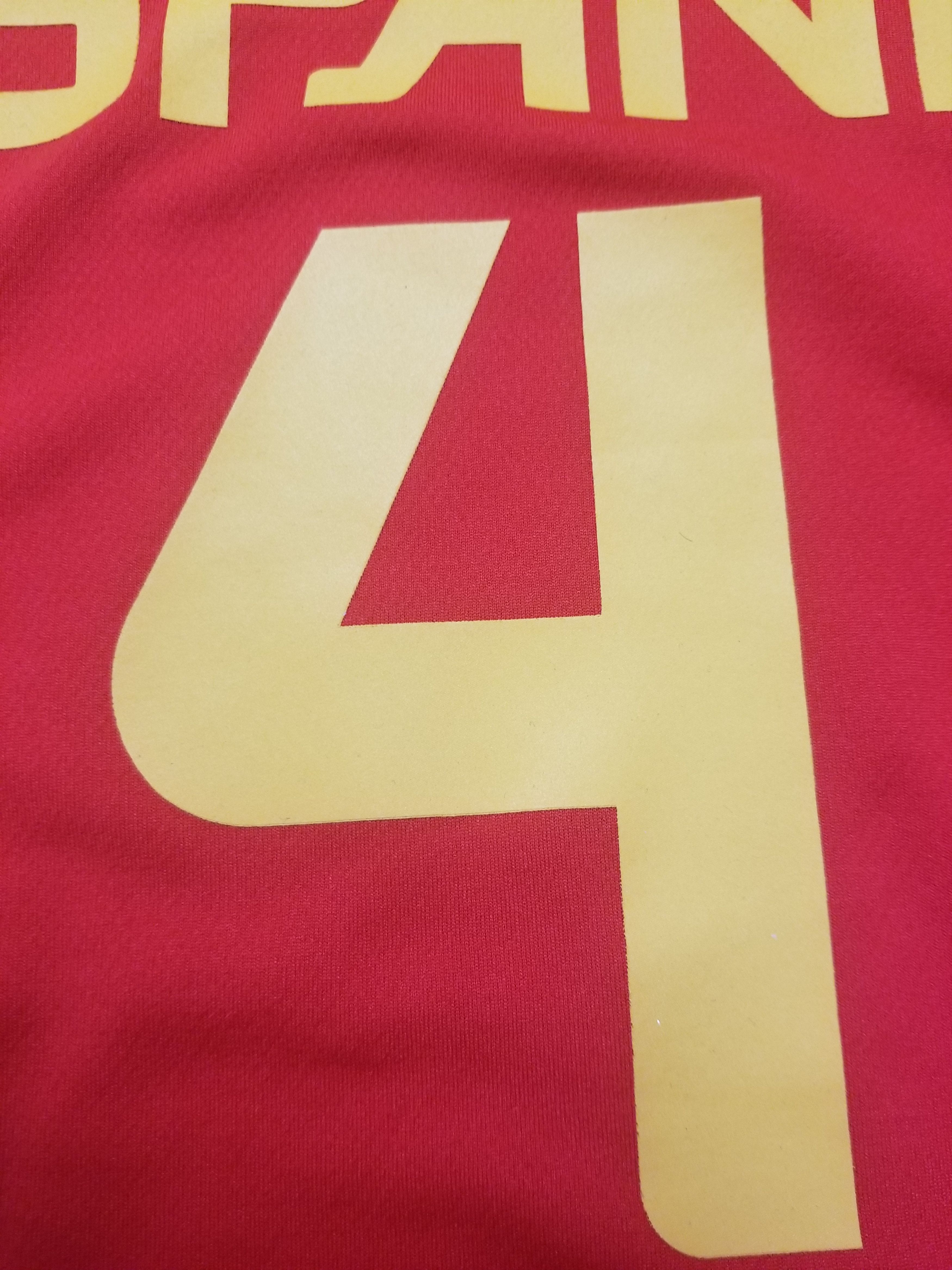 Nike SPAIN ESPANIA #4 PAU GASOL 2014-2015 BASKETBALL SHIRT JERSEY Size US XXL / EU 58 / 5 - 5 Thumbnail