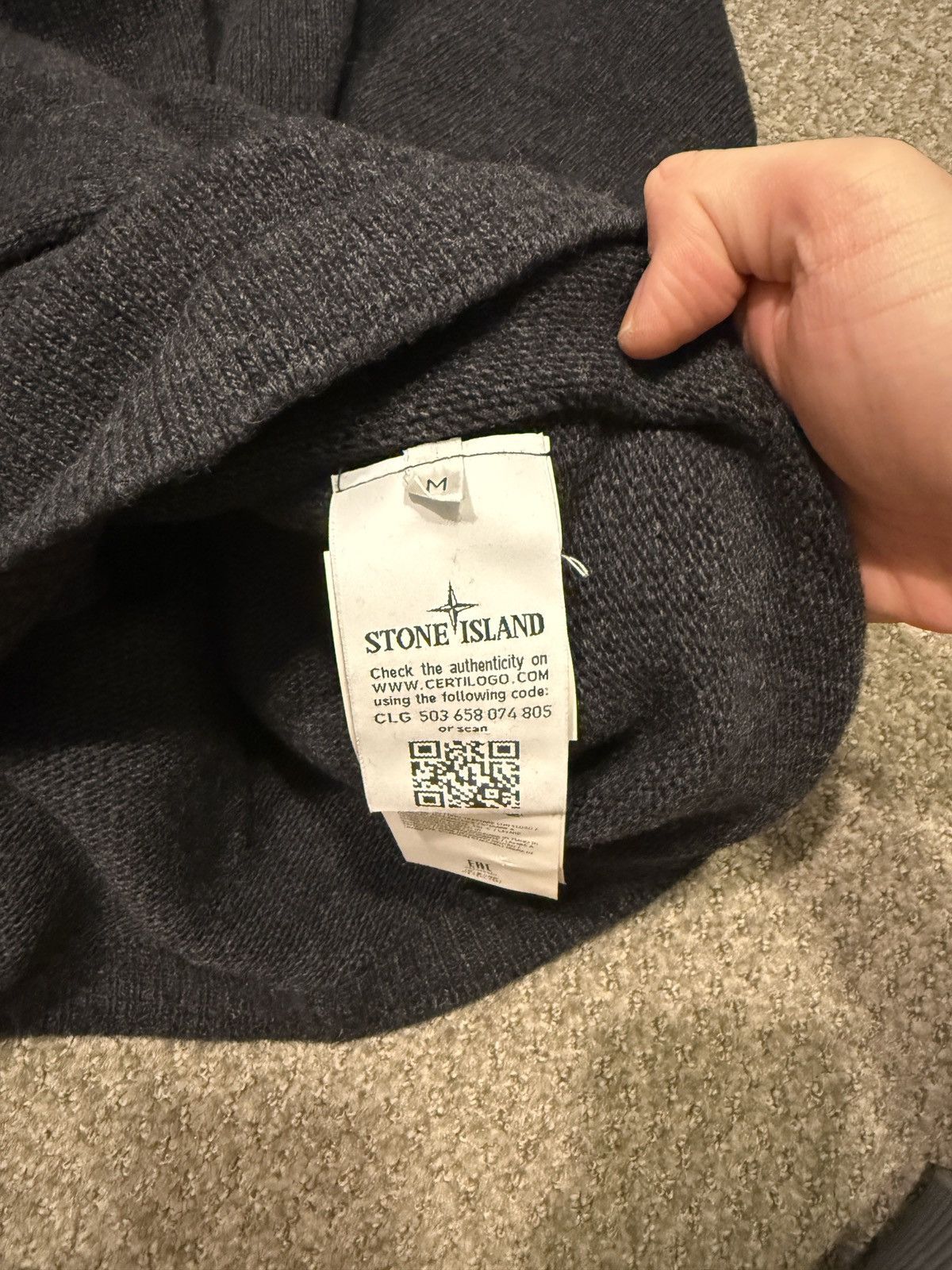 Stone Island STONE ISLAND Logo-Appliquéd Wool-Blend Sweater M Size US M / EU 48-50 / 2 - 5 Thumbnail