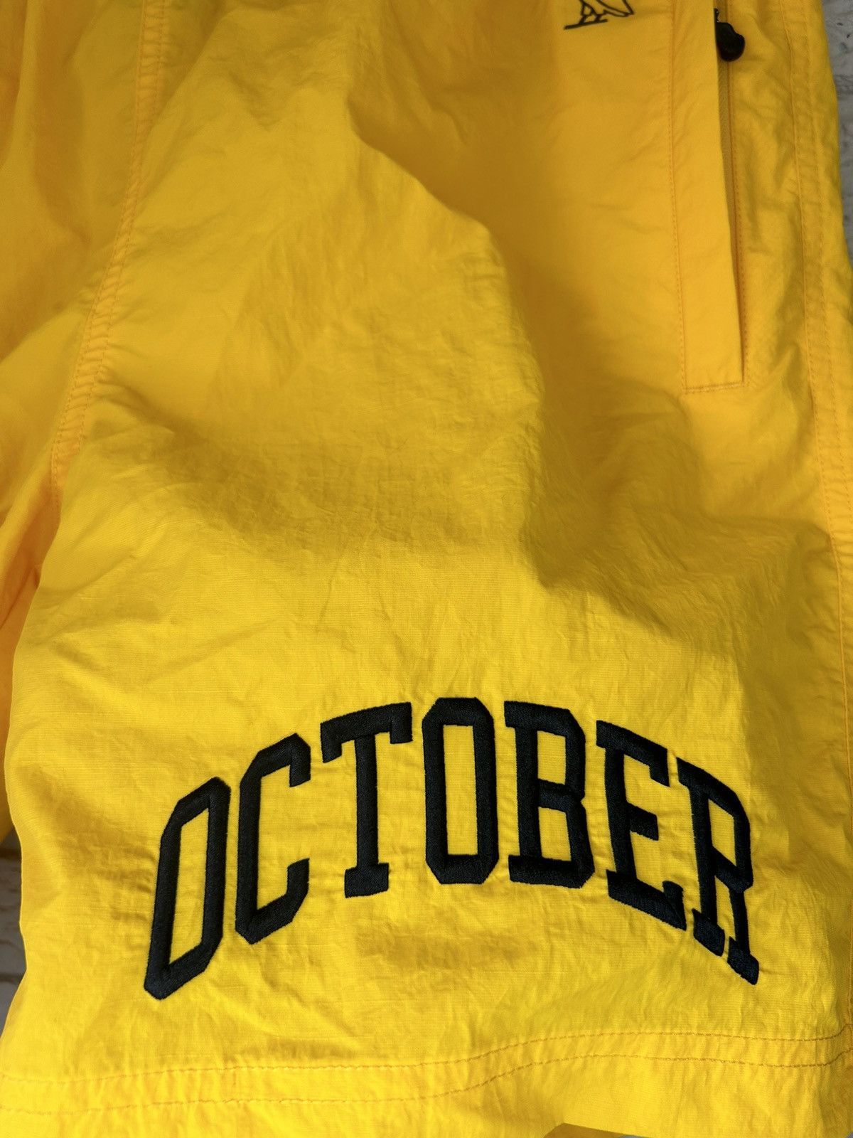 October's Very Own OVO Embroidered October Nylon Shorts Size US 34 / EU 50 - 3 Thumbnail