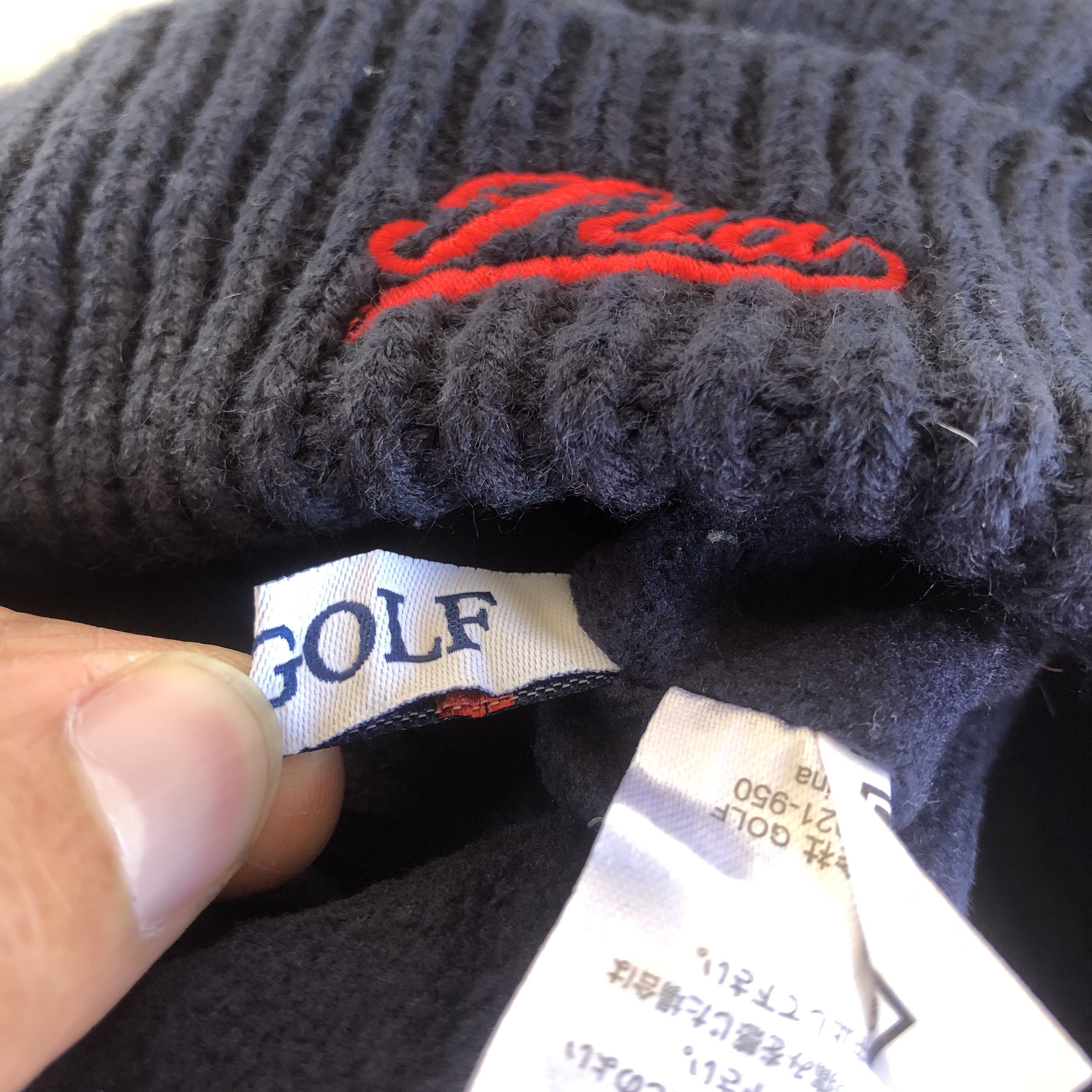 Fila Vintage 90 Fila Golf Beanie Knit Crochet Snow Caps Hats Size ONE SIZE - 8 Thumbnail