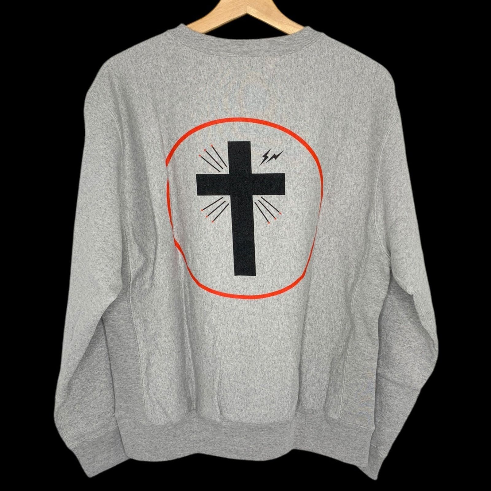 Bape × Fragment Design [DS!] 2009 "BAPTISM OF BAPE" Crewneck Sweatshirt | M Size US M / EU 48-50 / 2 - 2 Thumbnail