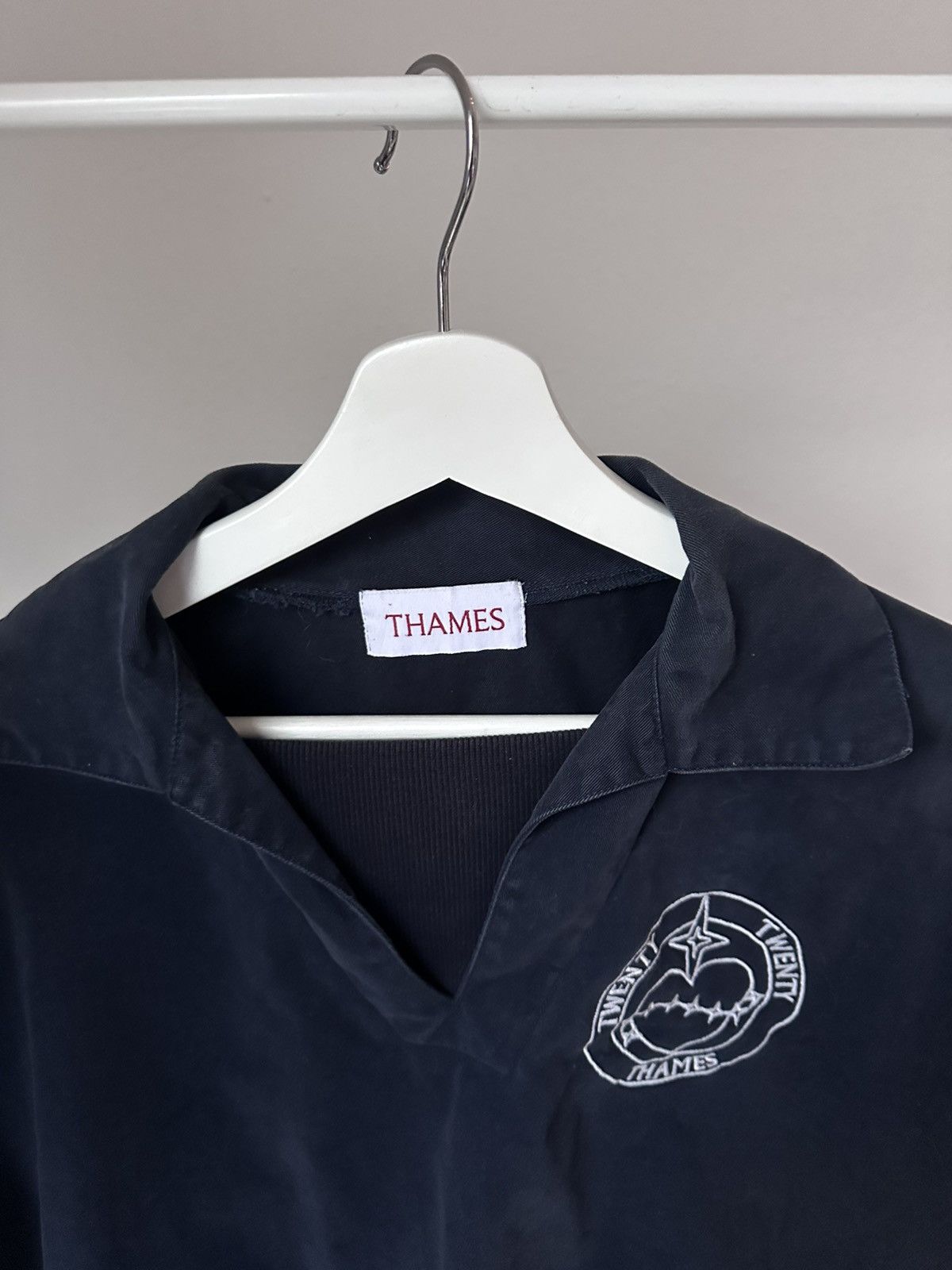 Thames × Thames MMXX. THAMES TICKER DRILL RUGBY CREW SWEAT Size US L / EU 52-54 / 3 - 4 Thumbnail