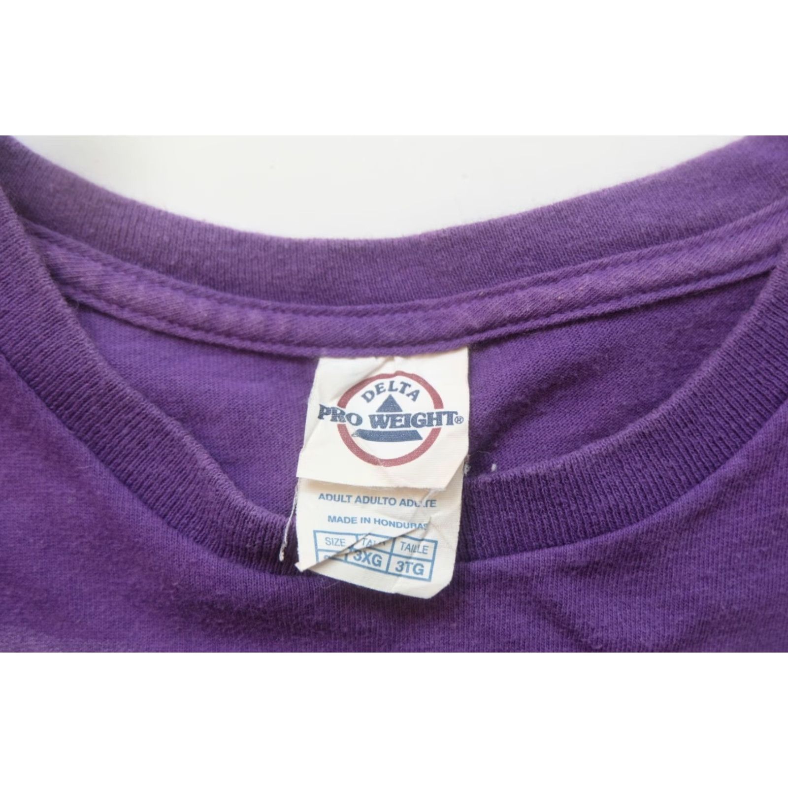 Delta VINTAGE Pillsbury DOUGHBOY Delta Pro Weight Purple T Shirt Men 3XL 2011 Y2K VTG Graphic Print Crew Neck Short Sleeve Size US XXL / EU 58 / 5 - 5 Thumbnail