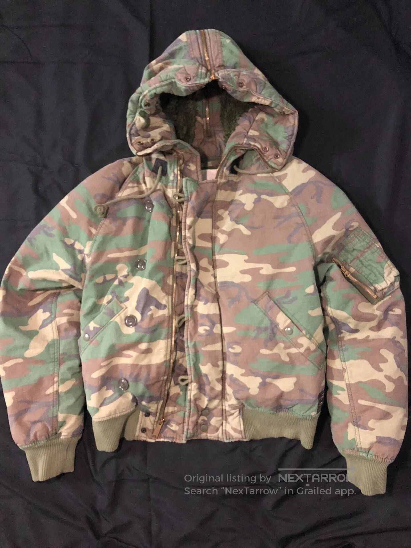 Vintage vintage camo n2b bomber jacket. Size US M / EU 48-50 / 2 - 3 Thumbnail