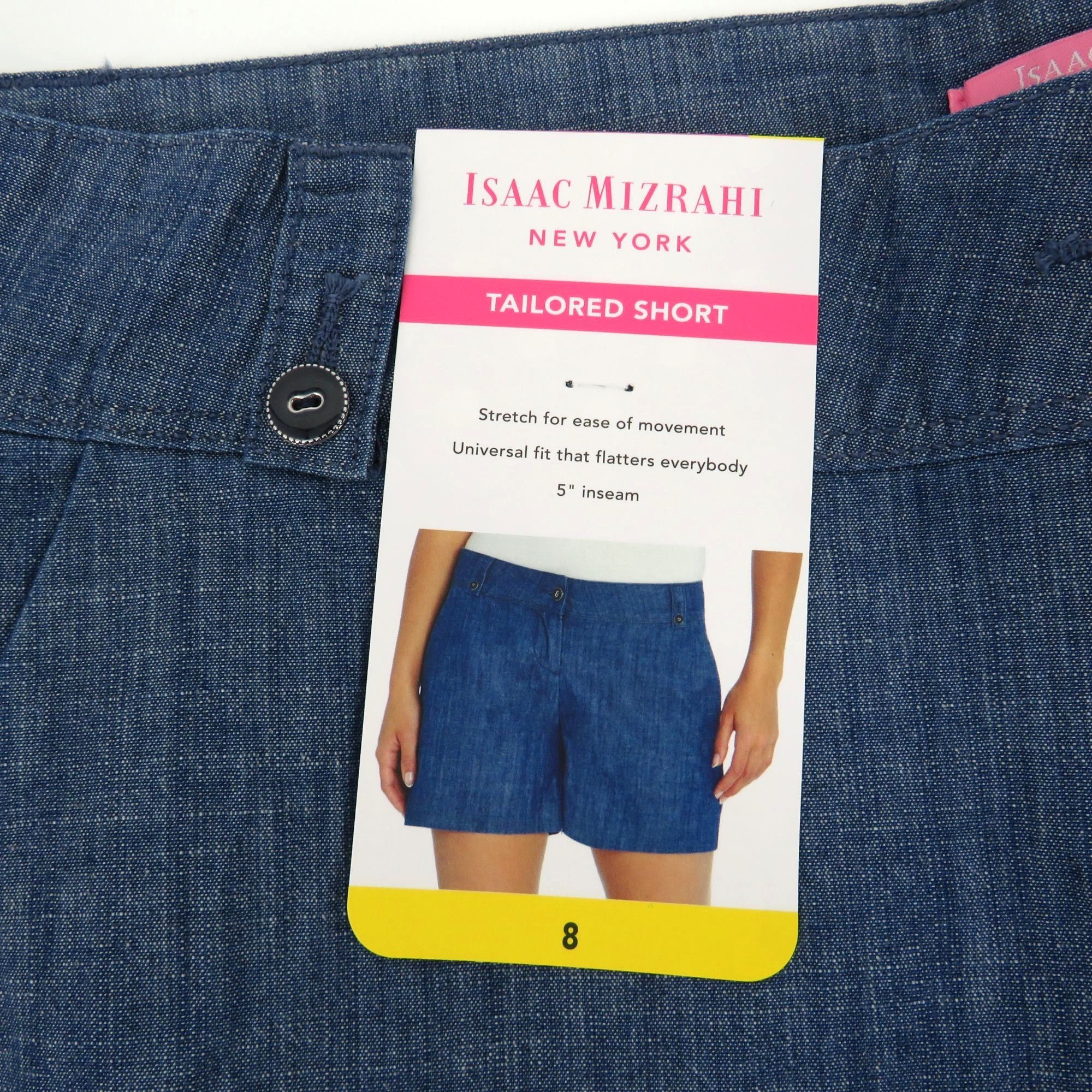 Isaac Mizrahi Isaac Mizrahi Women's Tailored Shorts Size 8 Button Closure Size 30" / US 8 / IT 44 - 3 Thumbnail