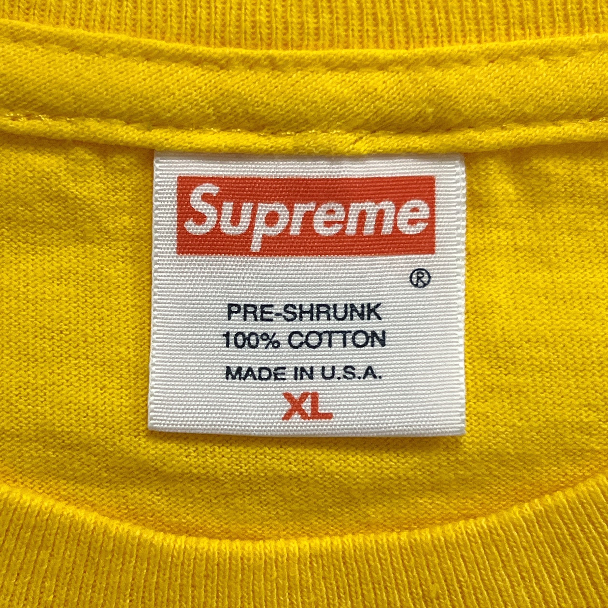 Supreme Supreme 2006 Holographic Box Logo Tee Blue On Yellow Size US XL / EU 56 / 4 - 4 Thumbnail