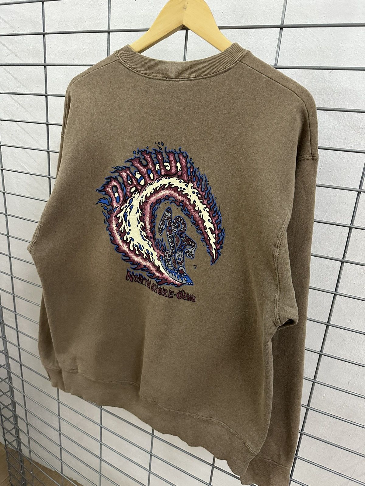 Billabong × Vintage Rare Vintage 90s Da Hui North Shore Oahu Sweatshirt Size US L / EU 52-54 / 3 - 11 Thumbnail