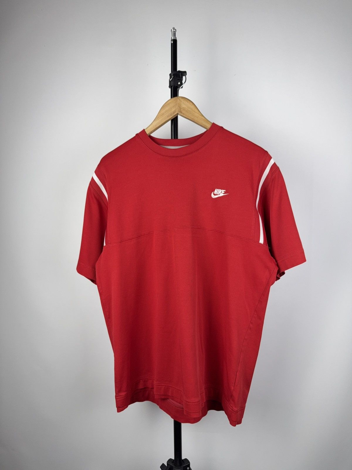 Nike × Vintage Vintage 90s 19USA71 Jersey 00s Nike Air Max red T-shirt Size US XL / EU 56 / 4 - 1 Thumbnail
