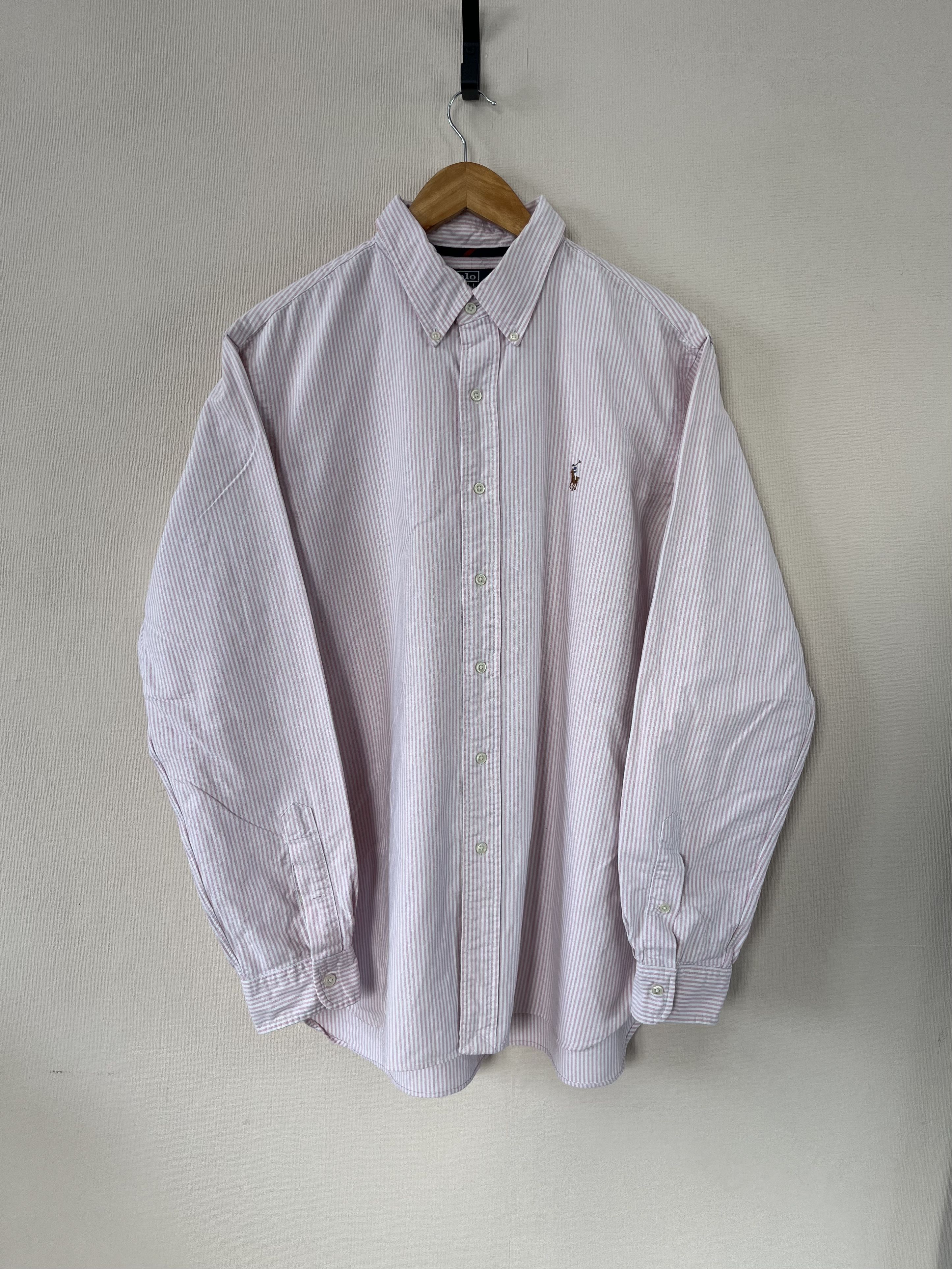 Polo Ralph Lauren Vintage Polo Ralph Lauren Shirt Buttons Long Sleeve Striped Size US XL / EU 56 / 4 - 1 Thumbnail