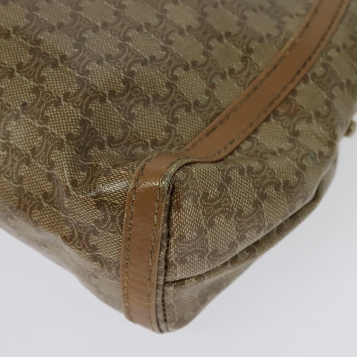 Celine CELINE Macadam Canvas Shoulder Bag Pvc Beige Gold Size ONE SIZE - 5 Thumbnail