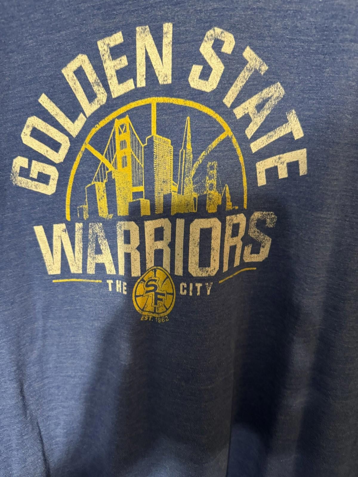 Other Golden State Warriors Men Sz XL Blue Vintage S/S T-Shirt Size ONE SIZE - 3 Thumbnail