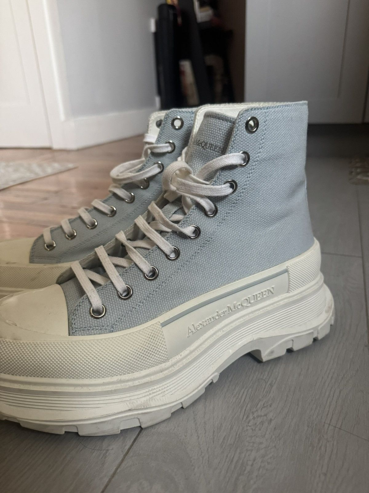 Alexander McQueen Alexander McQueen Tread Slick high-top sneakers Size US 10 / EU 43 - 3 Thumbnail