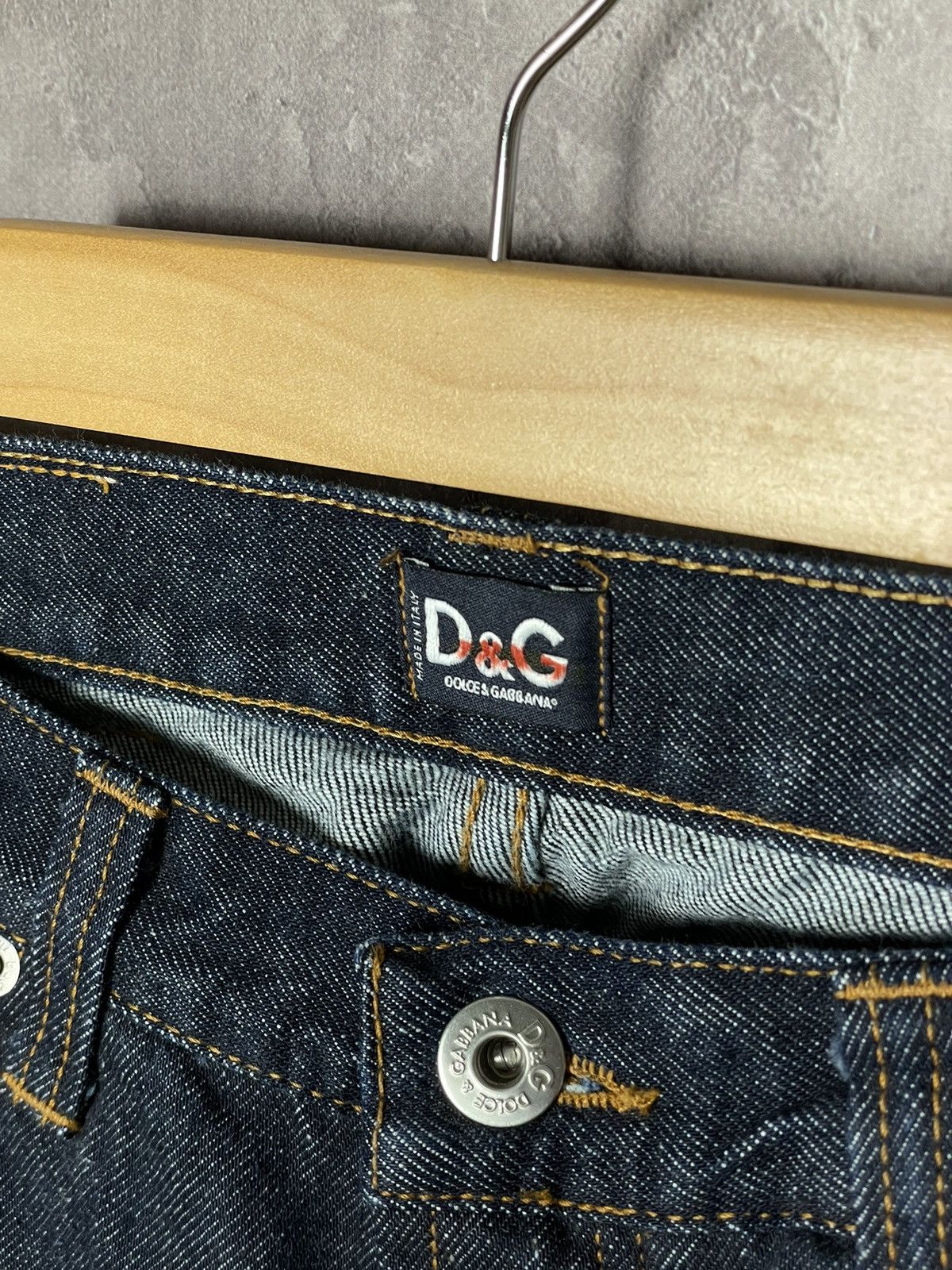Luxury🔥 Vintage Dolce&Gabbana Y2K Crazy Denim Jeans Pants