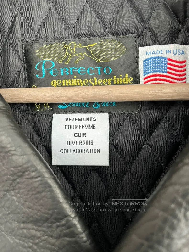 Vetements Vetements Motorcycle leather jacket Size US XS / EU 42 / 0 - 6 Thumbnail
