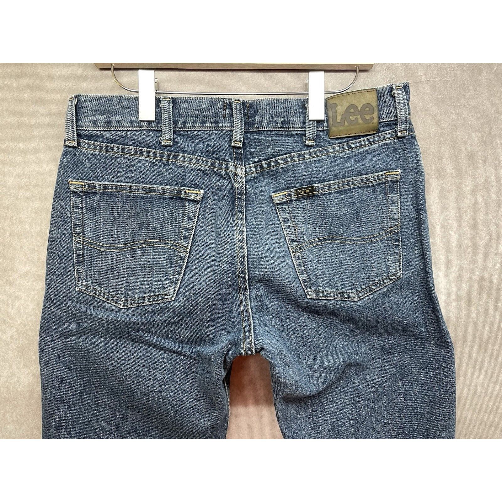 Lee VINTAGE Lee Jeans Mens Sz 34x29 Regular Fit Straight Leg Blu Size US 34 / EU 50 - 9 Thumbnail