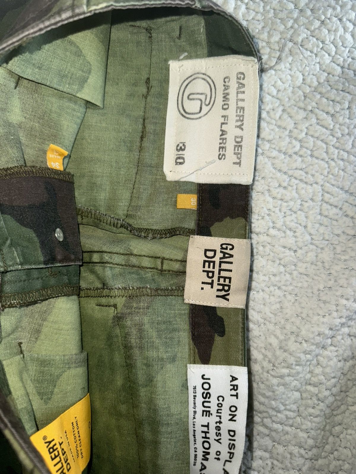 Gallery Dept. Gallery Dept. LA Camo Flare Pants Camo Army Size US 30 / EU 46 - 9 Thumbnail
