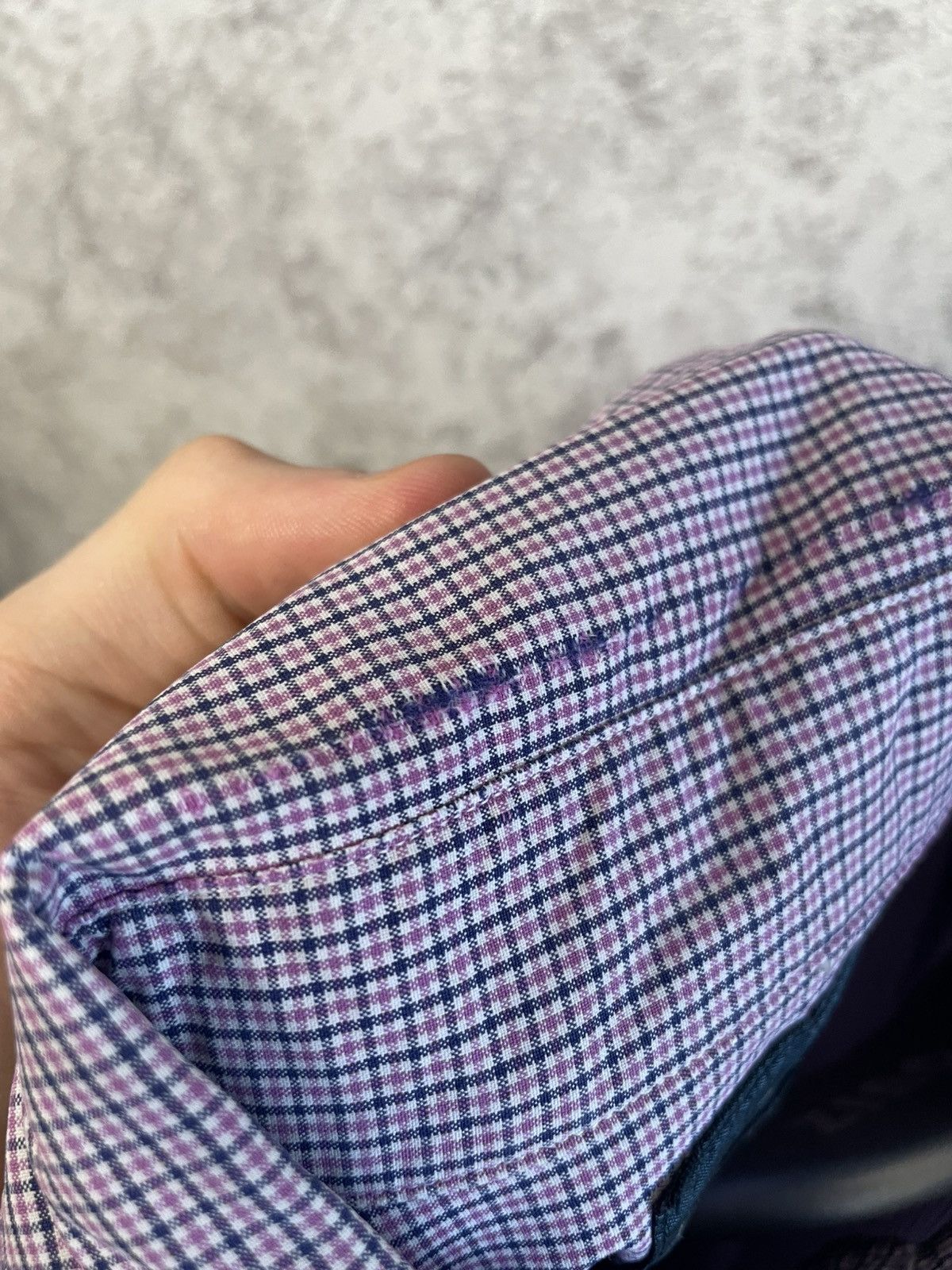 Polo Ralph Lauren Vintage Polo Ralph Lauren Purple Checkered Long Sleeve Shirt Size US M / EU 48-50 / 2 - 10 Thumbnail