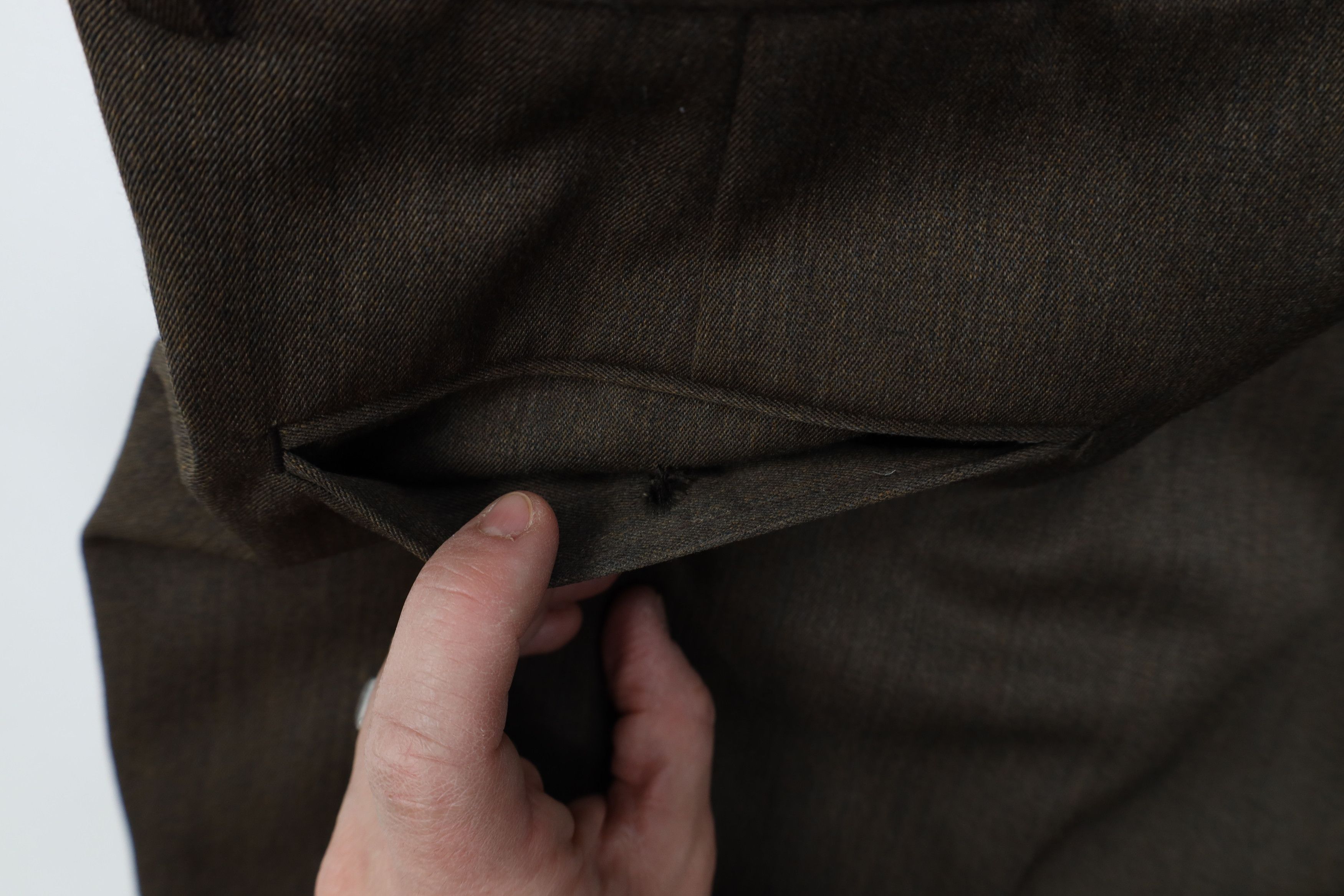 Vintage Vintage 90s Streetwear Wide Leg Chino Pants Heather Brown Size US 38 / EU 54 - 14 Thumbnail