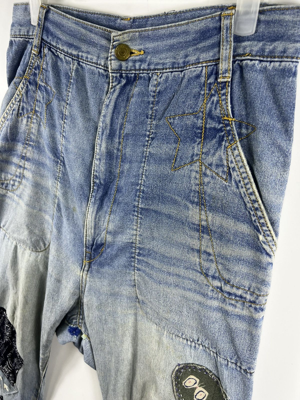 Issey Miyake 🔥 Mercibeaucoup MORE PATCHES issey miyake dyed Soft denim Size US 31 - 3 Thumbnail