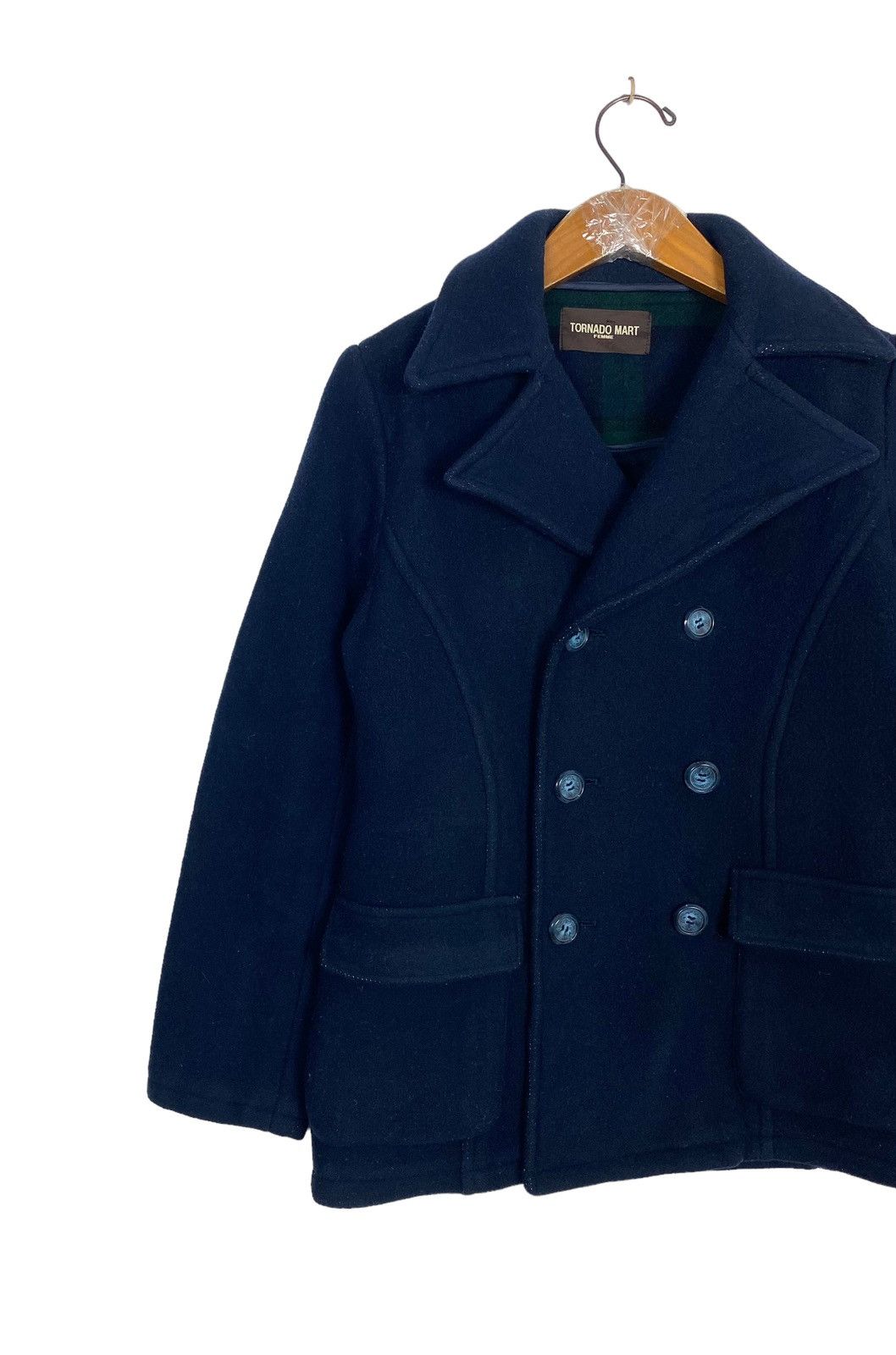 Tornado Mart Rare‼️ Tornado Mart Femme Wool Pea Coat Size S / US 4 / IT 40 - 2 Thumbnail