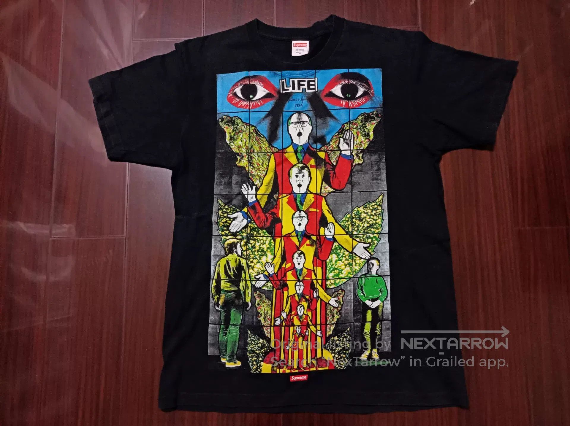 Supreme Supreme SS19 x Gilbert George LIFE Tee. Size US M / EU 48-50 / 2 - 1 Thumbnail