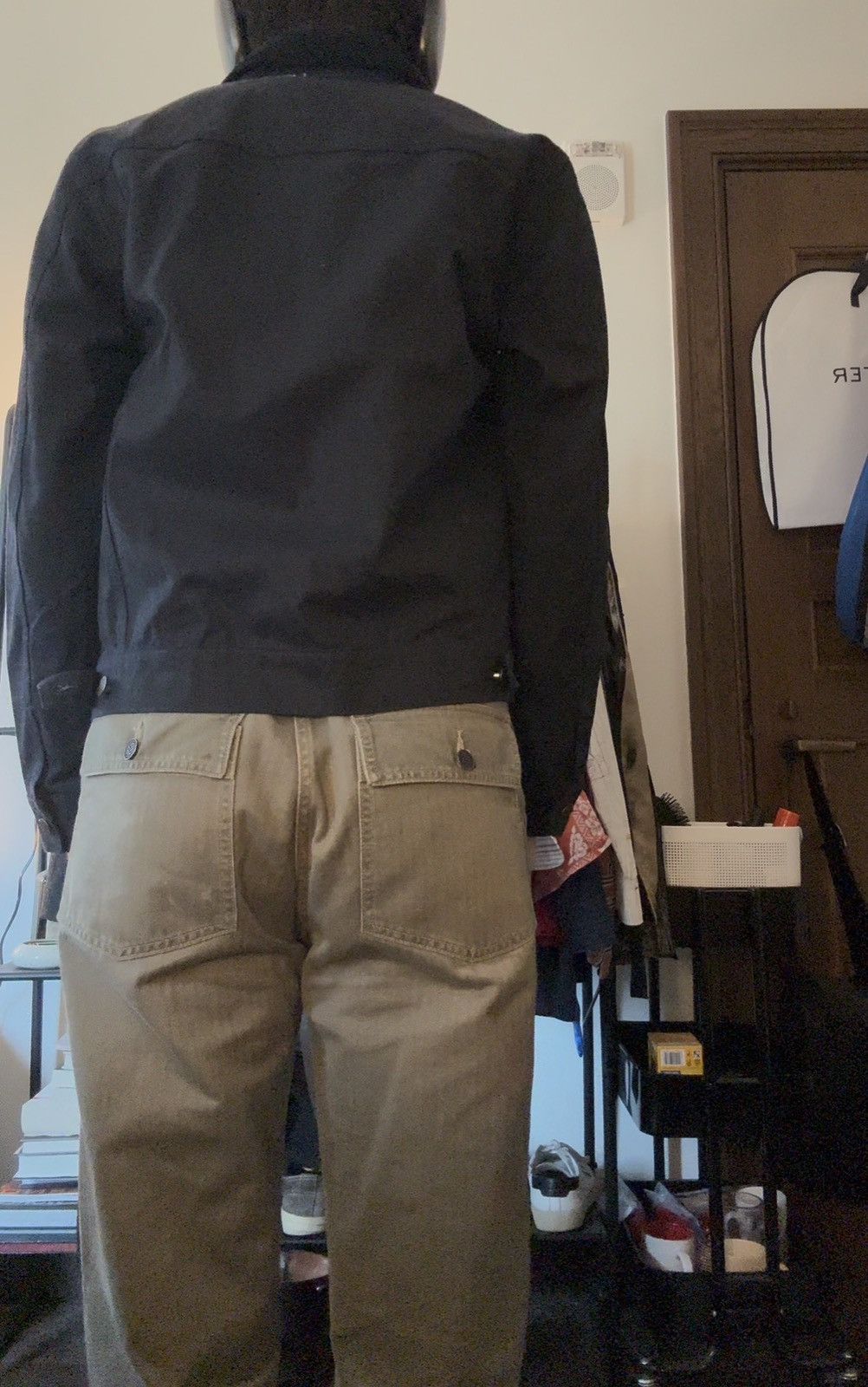 Other One Of These Days Waxed Canvas Trucker Jacket Navy USA Size US S / EU 44-46 / 1 - 8 Thumbnail