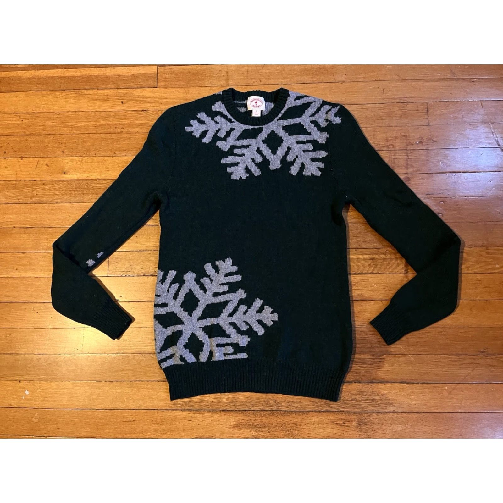 Brooks Brothers Brooks Brothers Red Fleece Snowflake Christmas Sweater Men’s Small Green Size US S / EU 44-46 / 1 - 2 Thumbnail