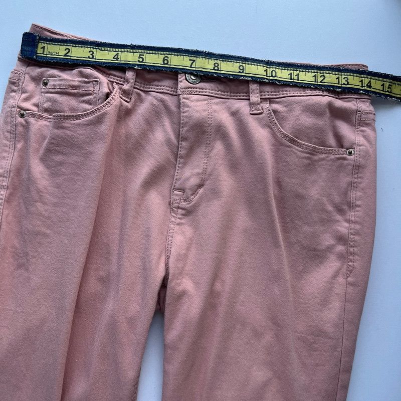 Designer Kensie Jeans Women's Mid-Rise Ankle Jeans Dusty Rose 6/28 Size 28" / US 6 / IT 42 - 6 Thumbnail