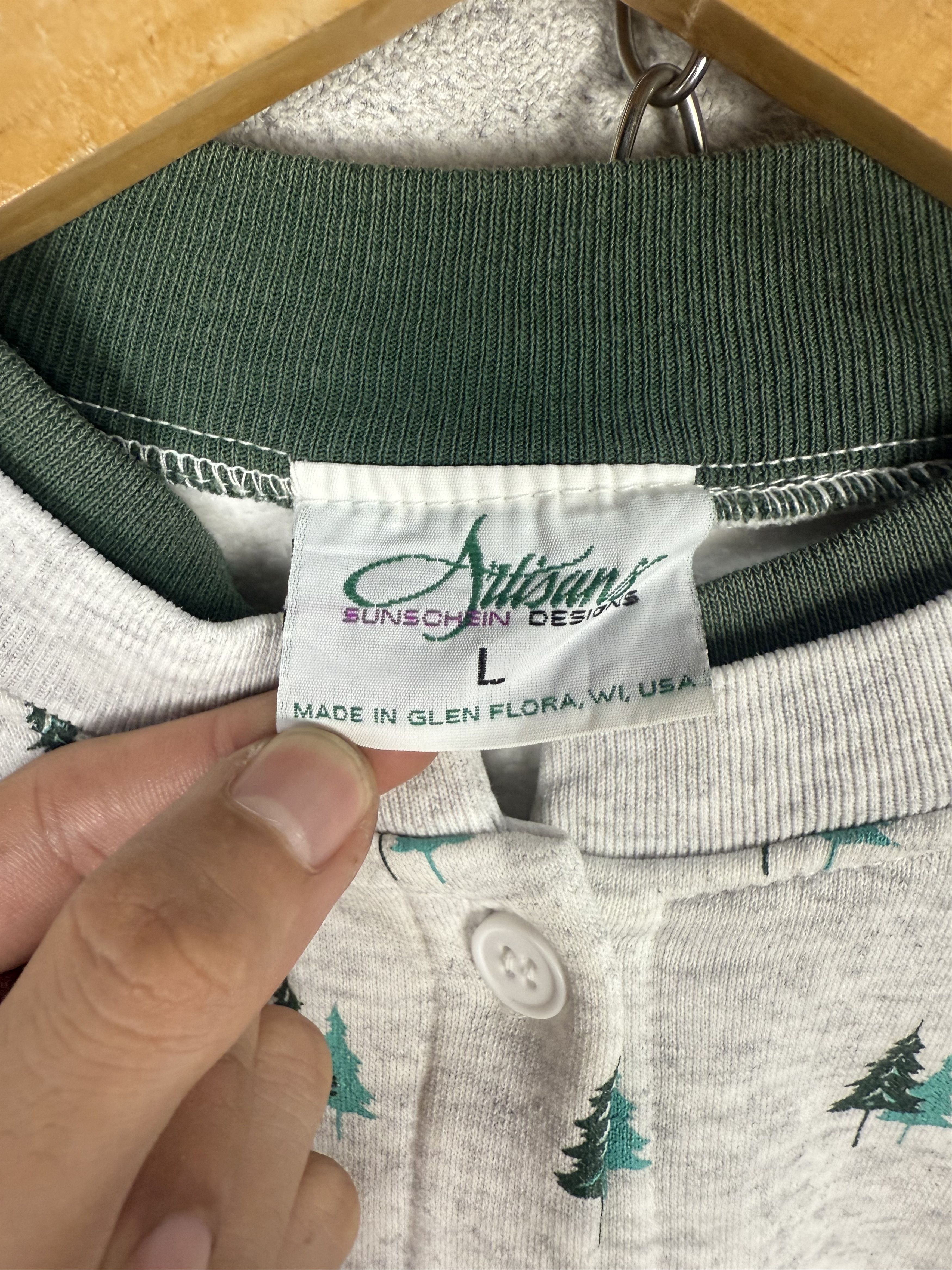 Vintage Vintage 90s Artisans Sunschein Forest Pinecone Sweatshirt Size US M / EU 48-50 / 2 - 6 Thumbnail