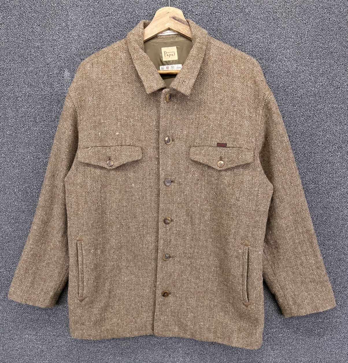 Issey Miyake × Japanese Brand Vintage Issey Miyake Papas Wool Button Up Jacket Size US M / EU 48-50 / 2 - 5 Thumbnail
