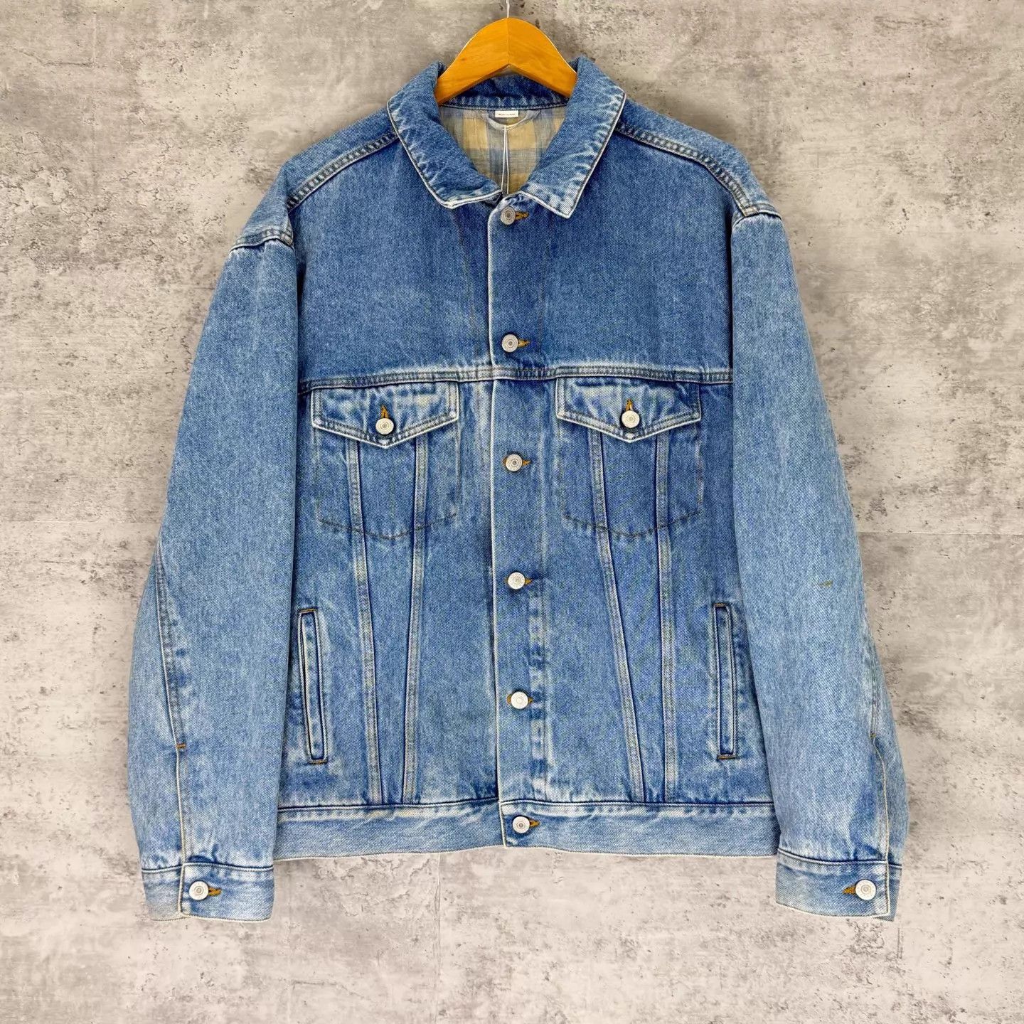 Gucci Gucci Logo Embroidered Denim Jacket 48 (95 New) Size US M / EU 48-50 / 2 - 1 Thumbnail