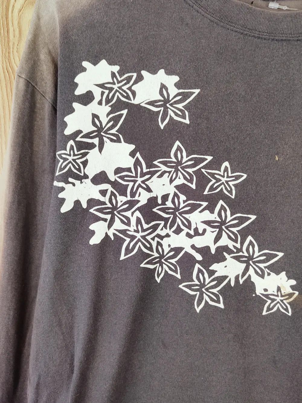 Vintage Mind Games Dark Gray Faded Long Sleeve T-shirts #W591 Size US L / EU 52-54 / 3 - 7 Thumbnail