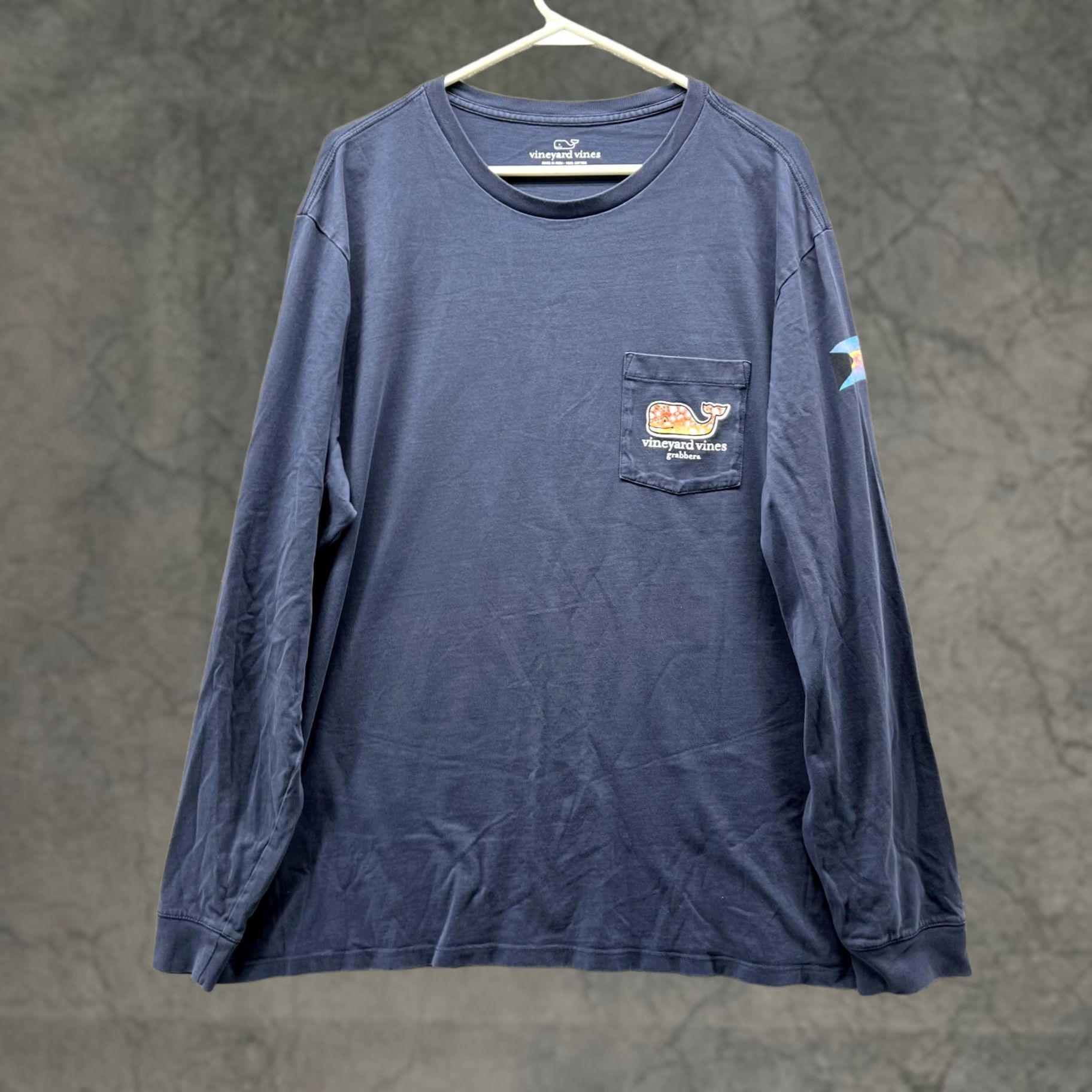 Vineyard Vines Vineyard Vines Shirt Men XL Blue Crewneck Long Sleeve Pocket Size US XL / EU 56 / 4 - 1 Thumbnail