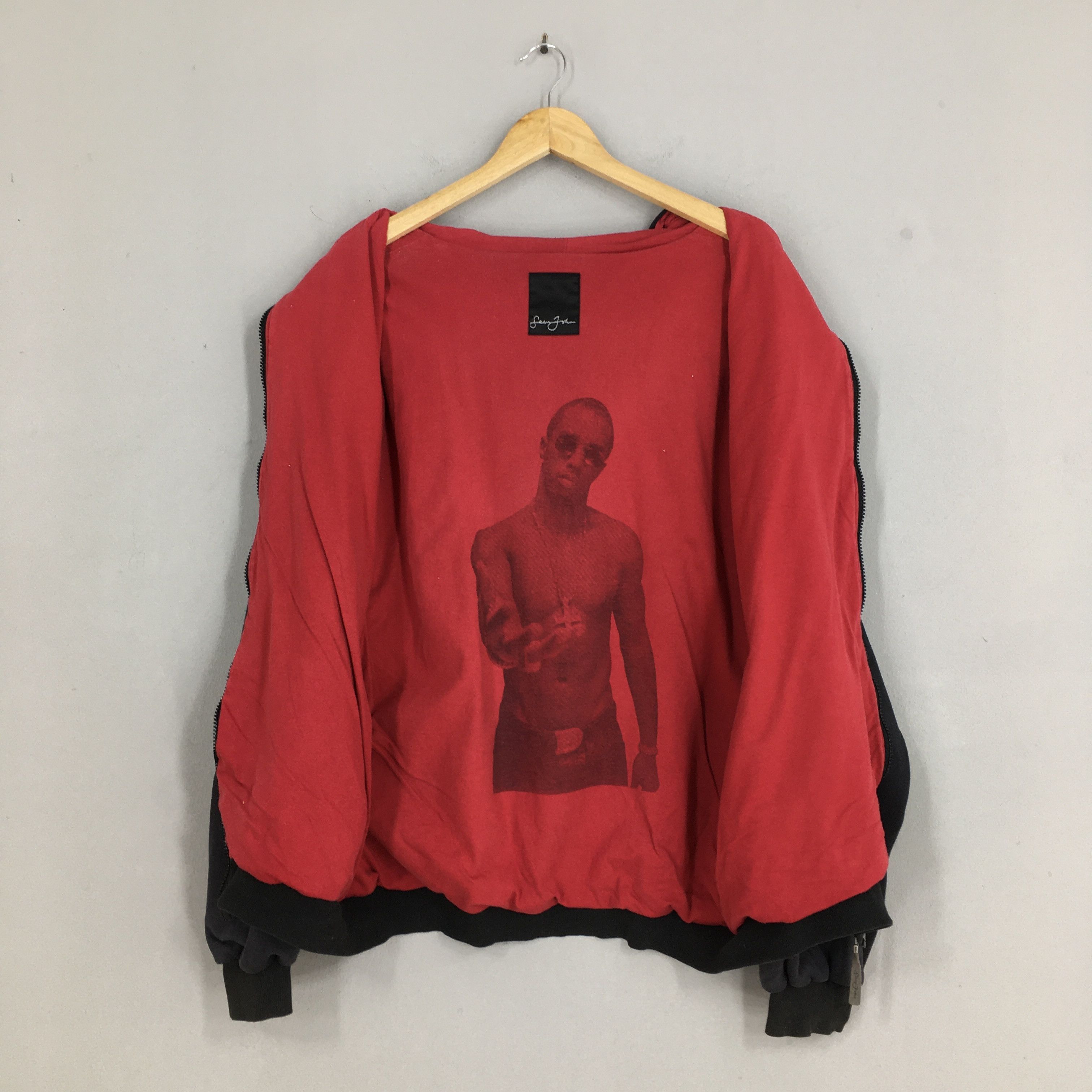 Rap Tees Vintage 90s Sean John Zipper Hoodies Oversized 3XLarge Size US XXL / EU 58 / 5 - 7 Thumbnail