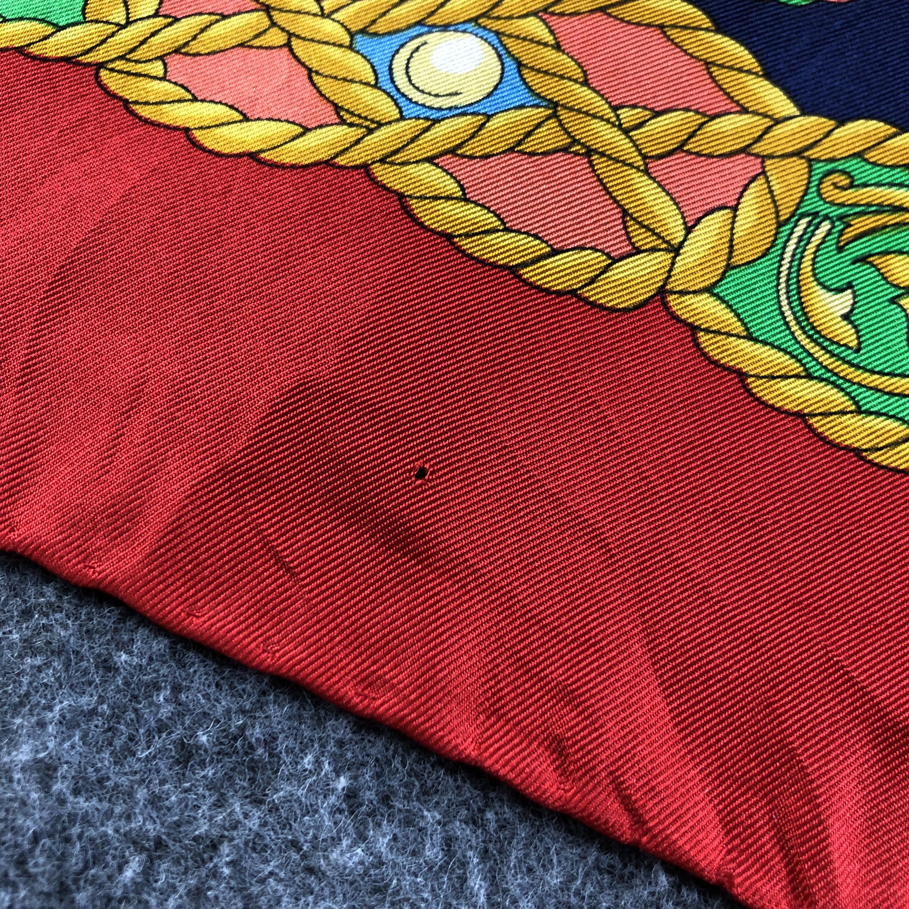 Vintage Vintage Massenz Roma Luxury Silk Scarf M485 Size ONE SIZE - 10 Thumbnail