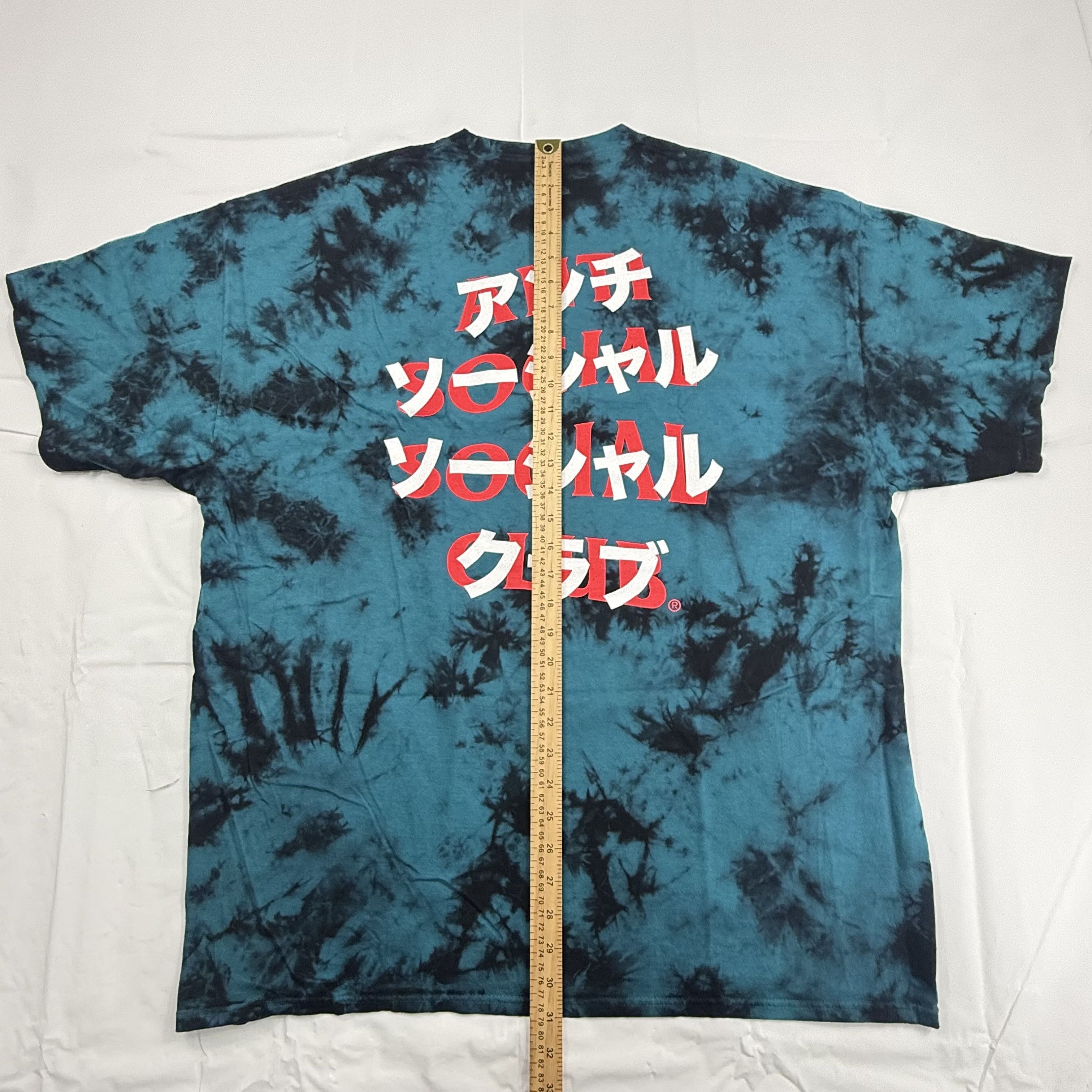 Anti Social Social Club Anti Social Social Club Katakana Tie Dye T-Shirt Mens Size US XXL / EU 58 / 5 - 5 Thumbnail