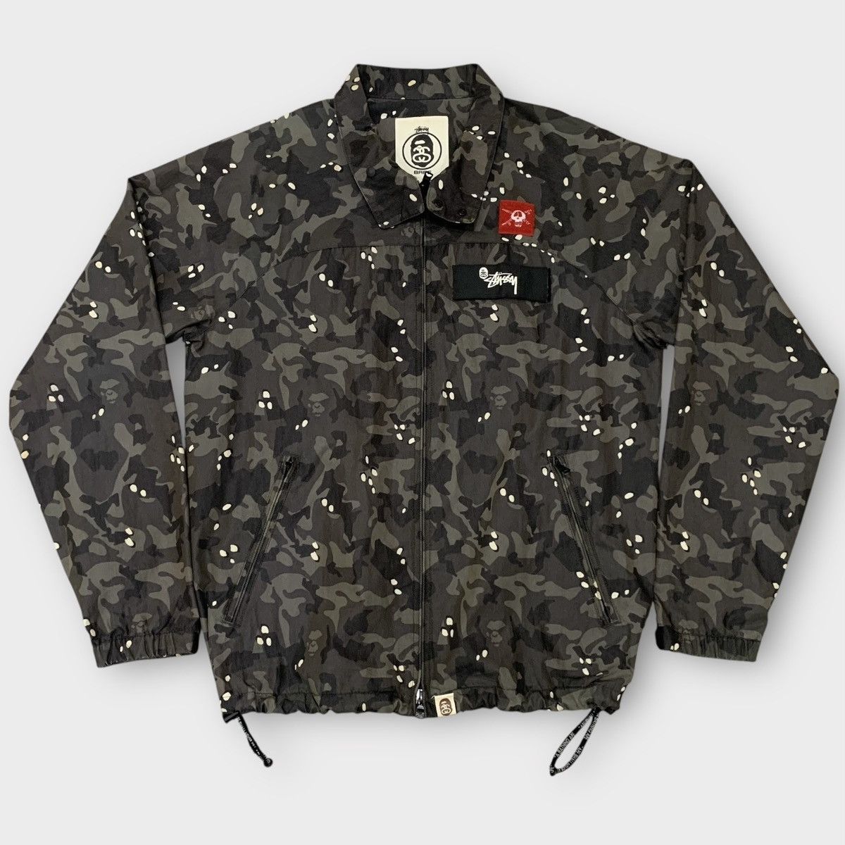 Bape × Stussy A BATHING APE X STUSSY COLLABORATION CAMO JACKET Size US M / EU 48-50 / 2 - 3 Thumbnail
