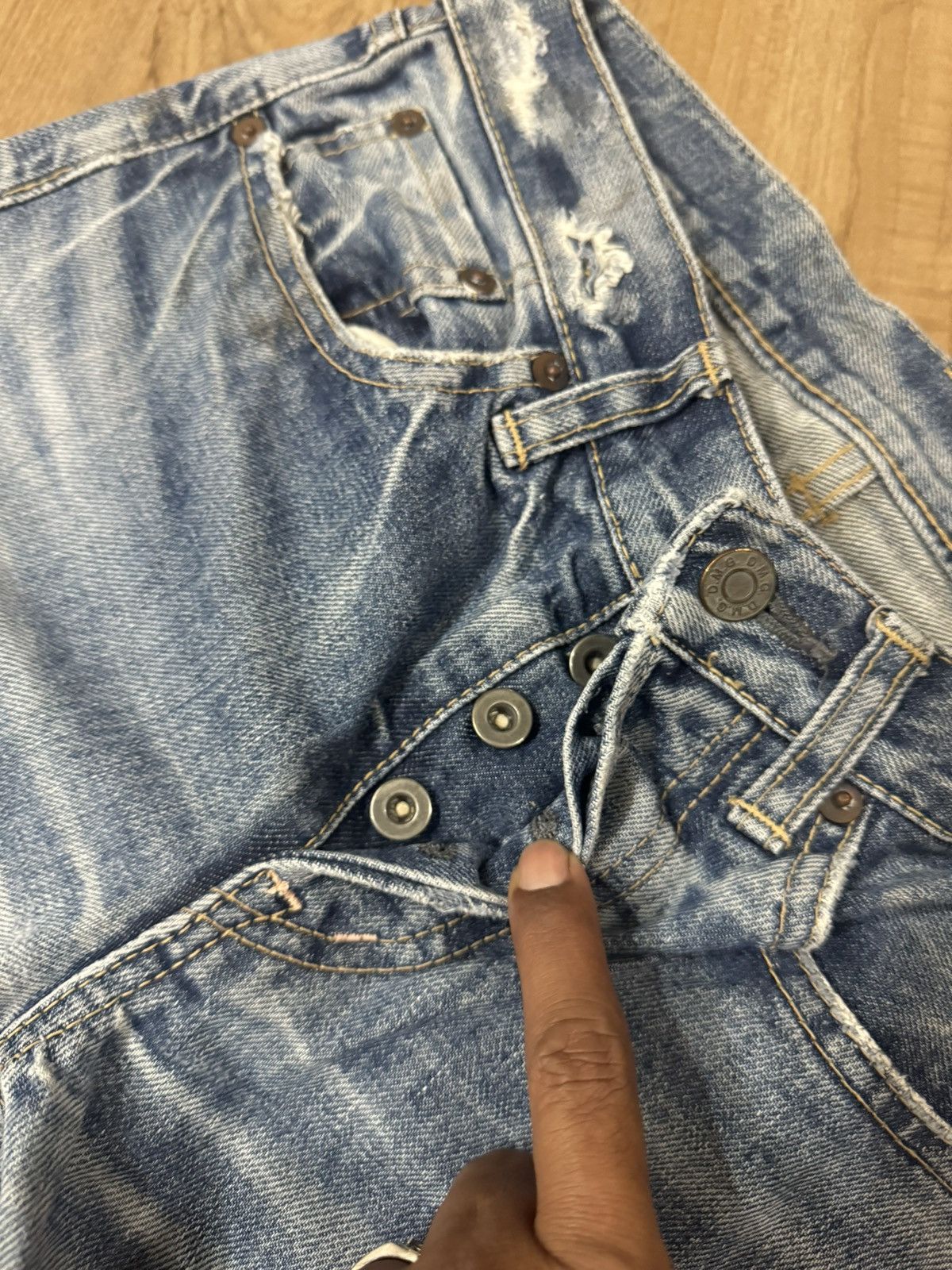 Japanese Brand DOMINGO PATCHWORKS STYLE JEANS Size US 28 / EU 44 - 3 Thumbnail