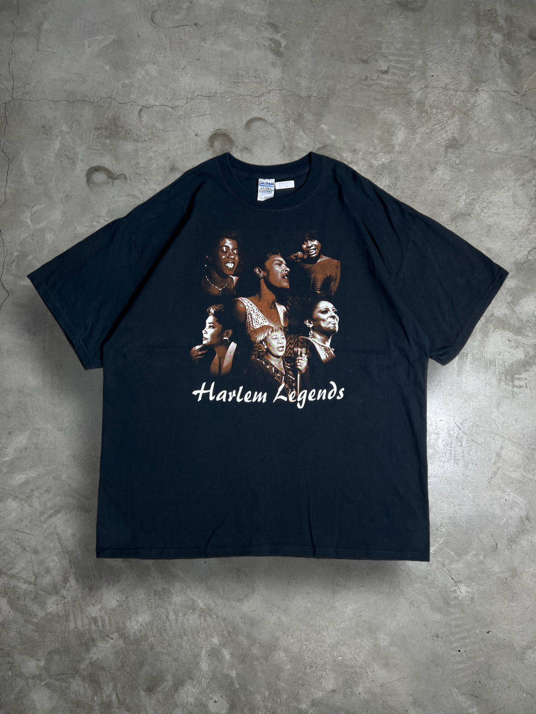 Band Tees Vintage Harlem Legends Jazz Soul R&B Divas Tee (XXL) GTME260 Size US XXL / EU 58 / 5 - 1 Thumbnail
