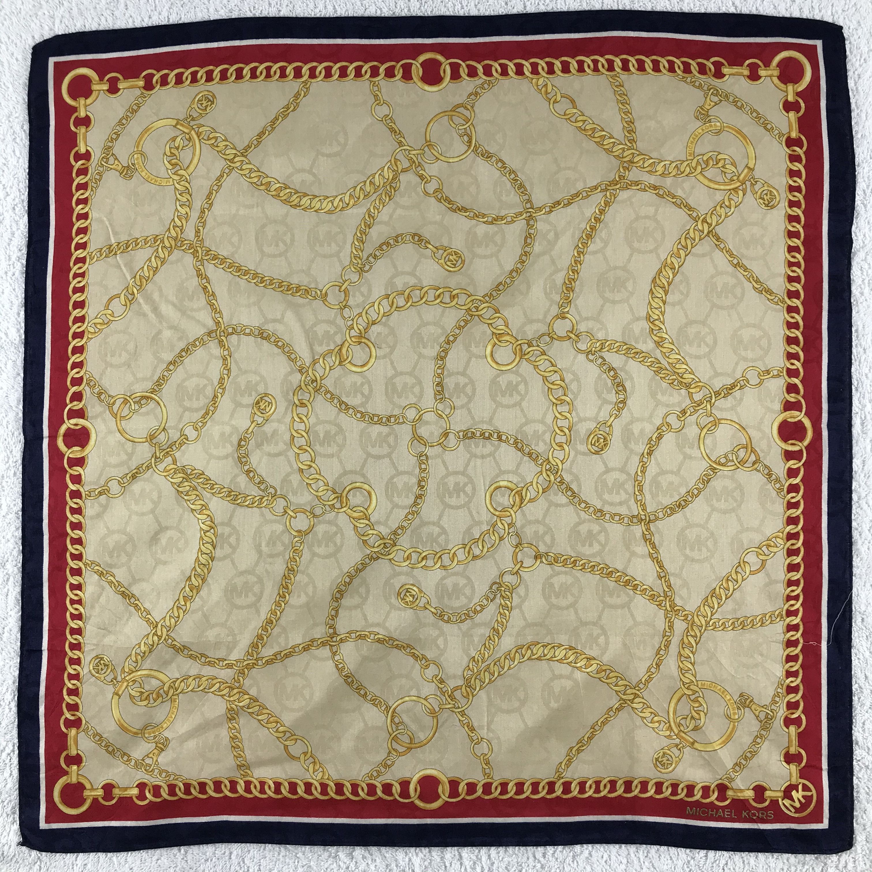 Michael Kors × Vintage Michael Kors Handkerchief / Neckerchief / Bandana Size ONE SIZE - 3 Thumbnail