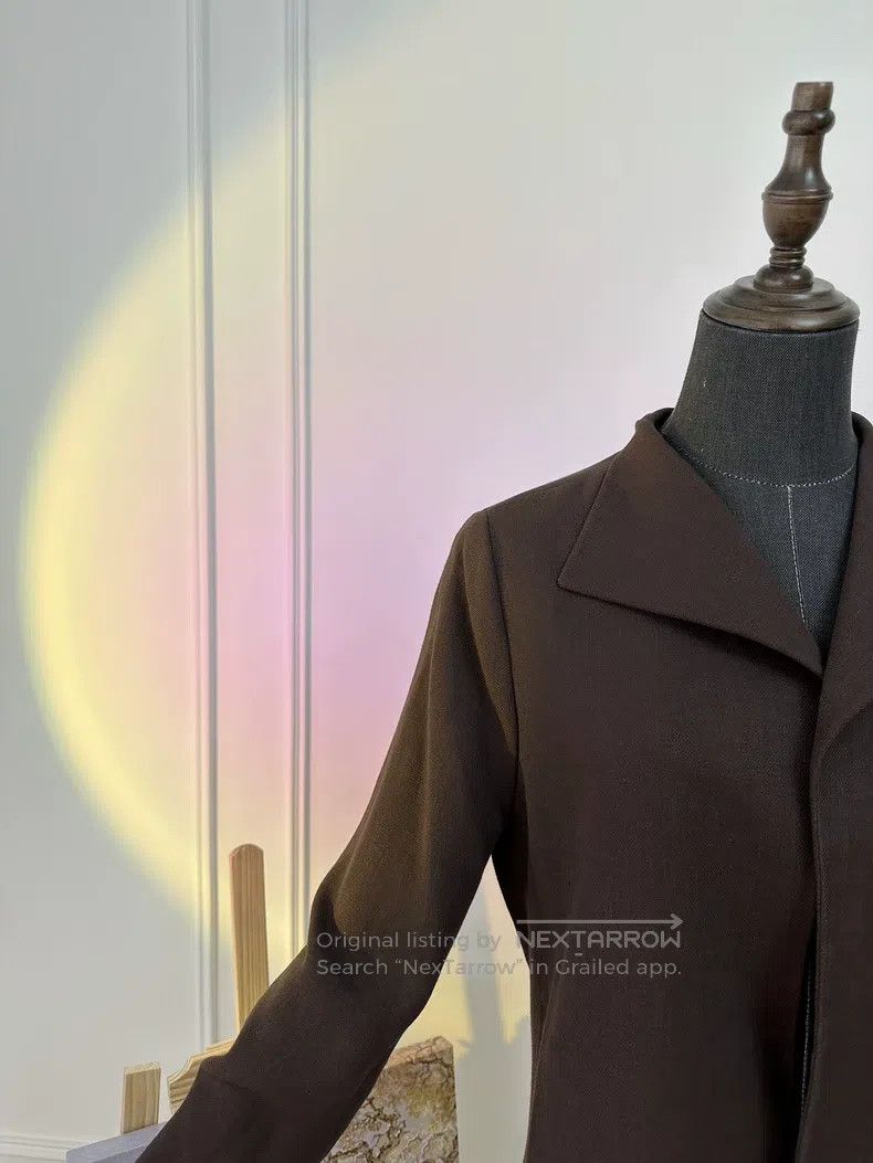 Hermes Hermes Margiela Era Casual Mid-Length Coat, Red Brown Size S / US 4 / IT 40 - 4 Thumbnail