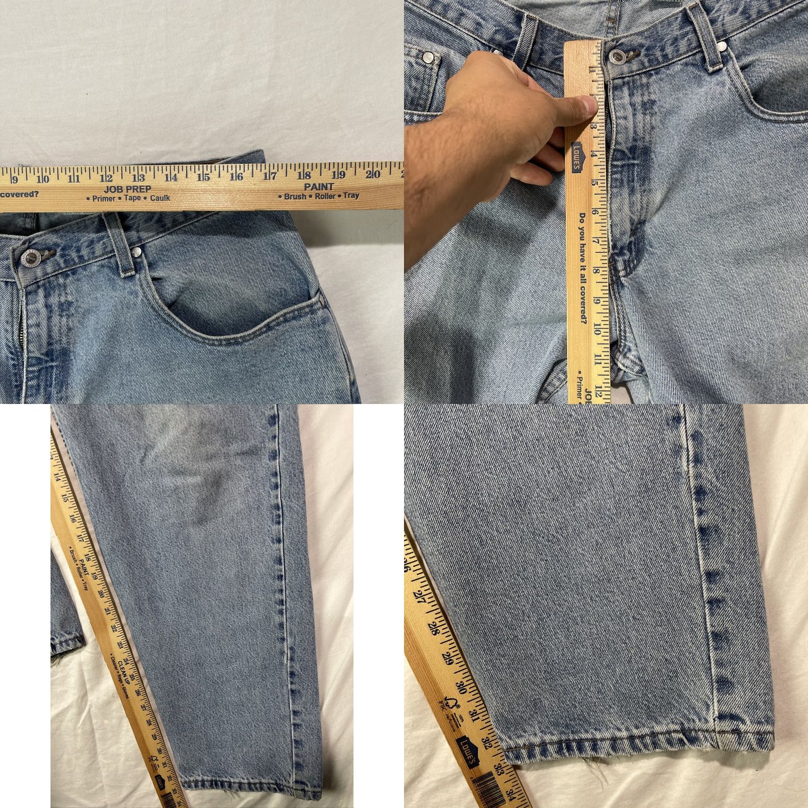 Vintage VINTAGE Levis SilverTab Jeans Mens 34x34 Baggy Skater Grunge 90s USA Size US 34 / EU 50 - 10 Thumbnail