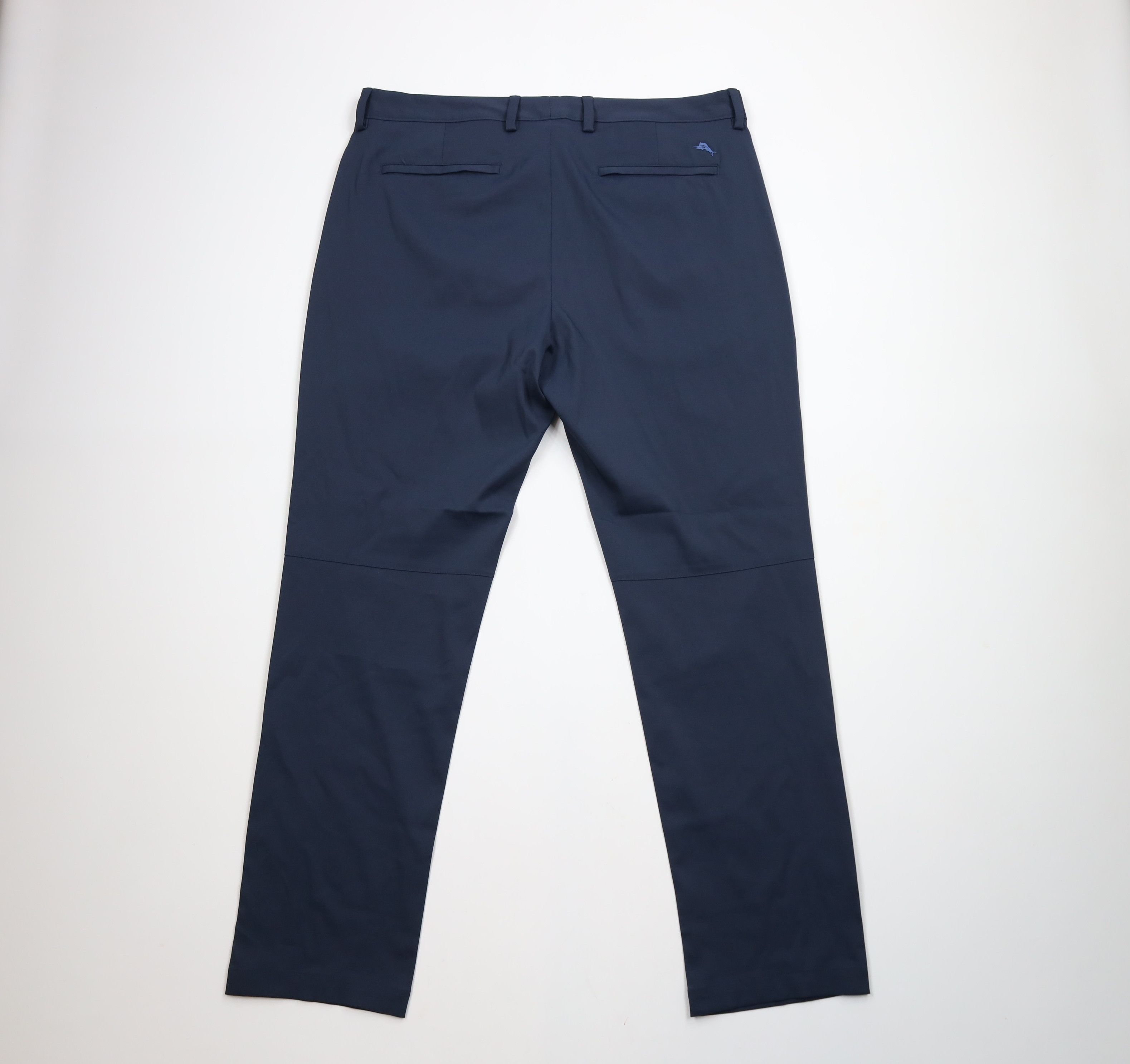 Tommy Bahama × Vintage Tommy Bahama Front Straight Leg Tech Golf Chino Pants Blue Size US 38 / EU 54 - 8 Thumbnail