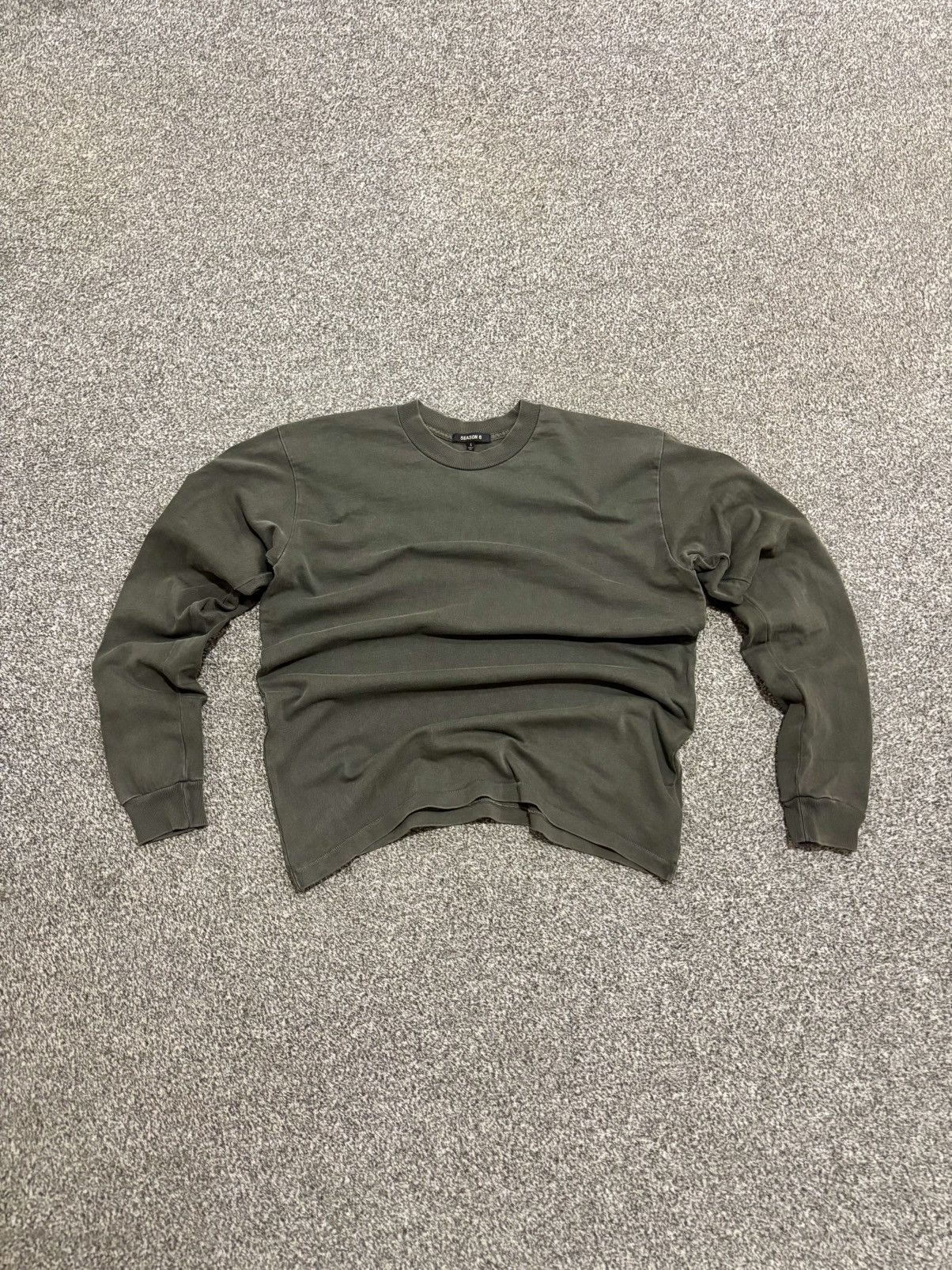 Yeezy Yeezy Season 6 Washed Core Longsleeve Size US M / EU 48-50 / 2 - 1 Thumbnail