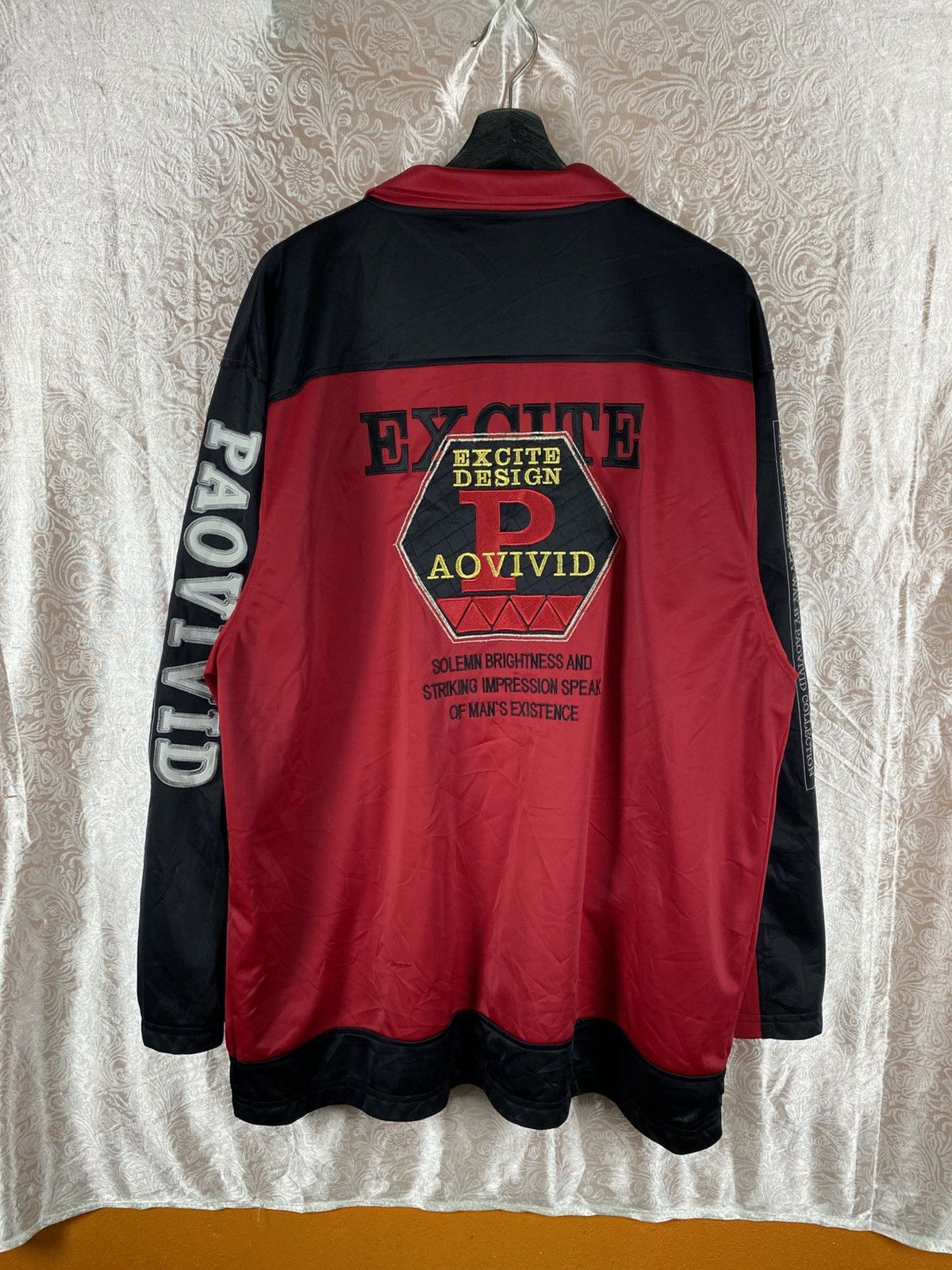 Vintage Vintage Paovivid Excite Design Racing ZipUp Motorsport Style Size US L / EU 52-54 / 3 - 9 Thumbnail