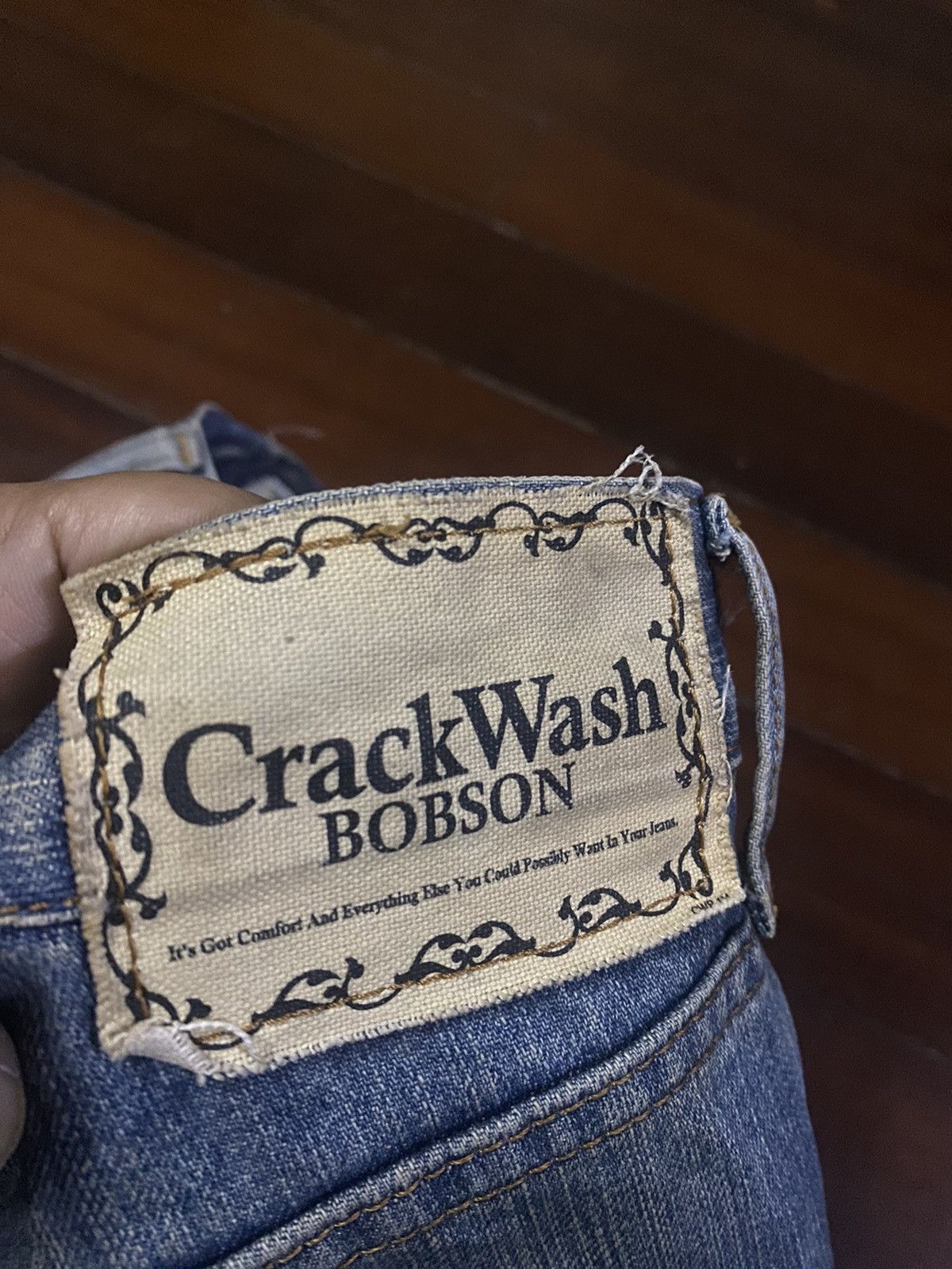 Edwin × Vintage Fire Vintage BOBSON CRACK WASH Dirty Vintage Mud Wash Jeans Size US 32 / EU 48 - 14 Thumbnail